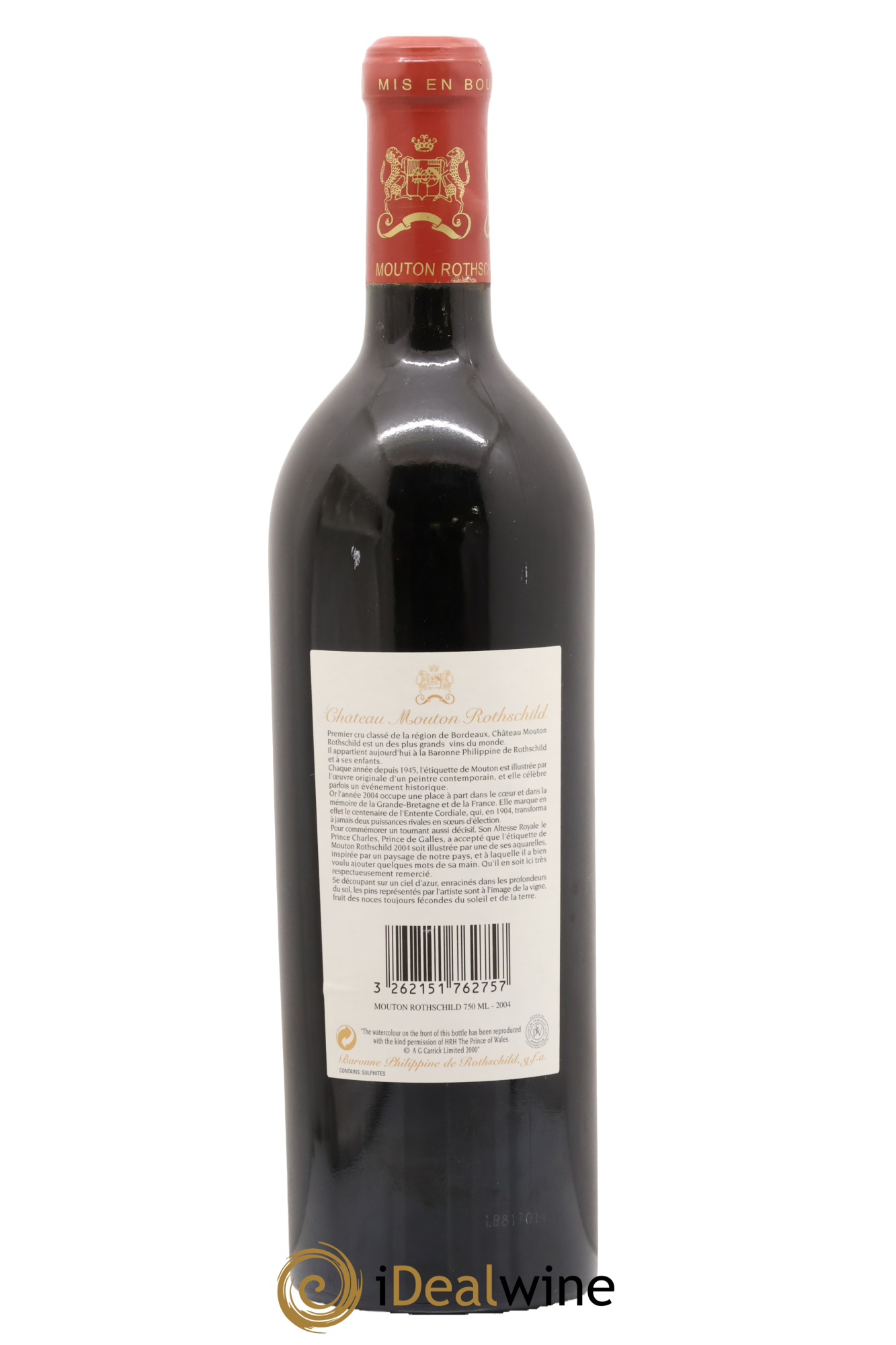 Château Mouton Rothschild 1er Grand Cru Classé 2004 - Posten von 1 Flasche - 1