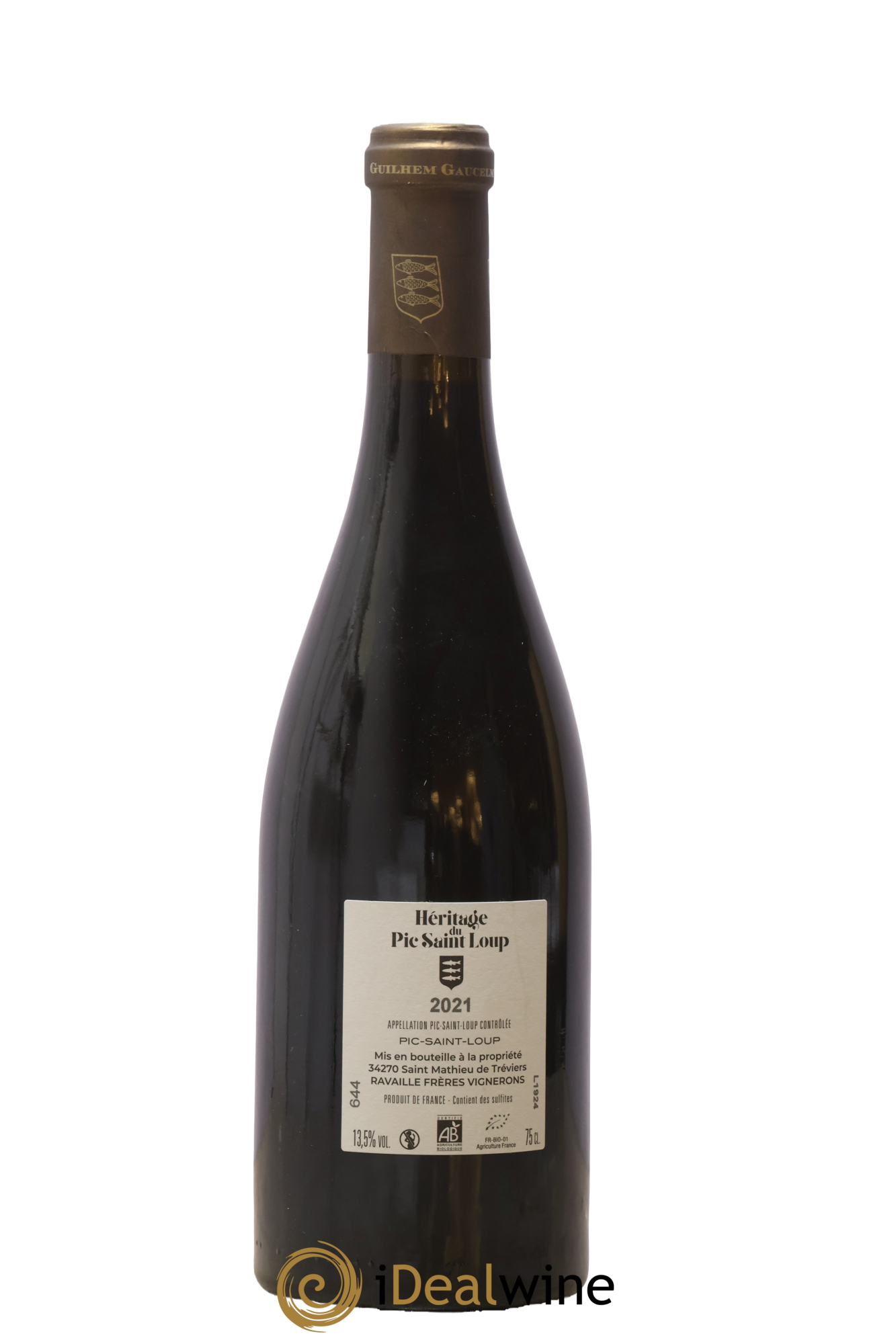 Pic Saint-Loup Héritage du Pic Saint-Loup (anciennement Ermitage) Guilhem Gaucelm 2021 - Lot of 1 bottle - 1