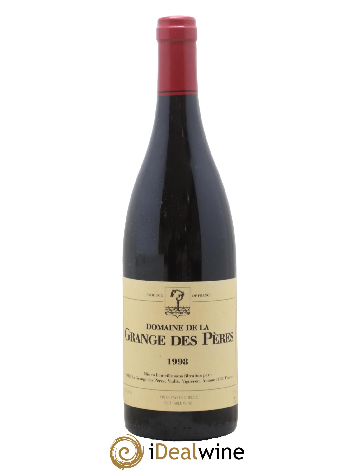 Pays d'Hérault Grange des Pères Laurent Vaillé 1998 - Lot de 1 bouteille - 0