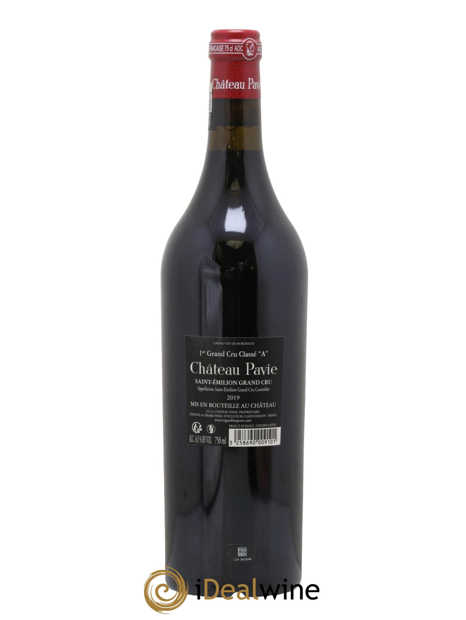 Château Pavie 1er Grand Cru Classé A 2019 - Posten von 1 Flasche - 2