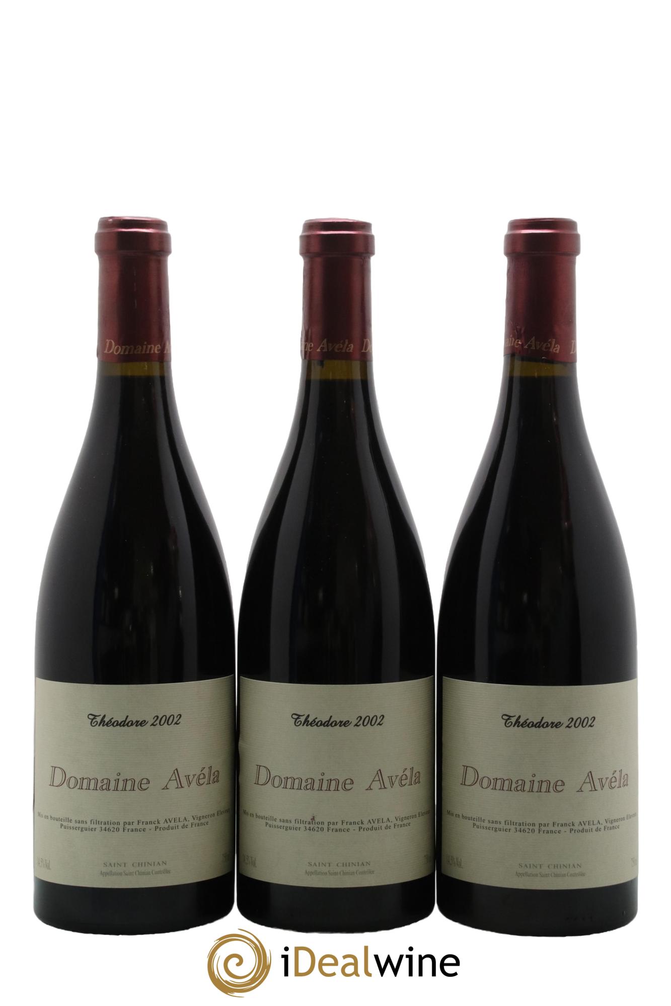 Vin de France Théodore Avéla 2002 - Lot de 6 bouteilles - 2