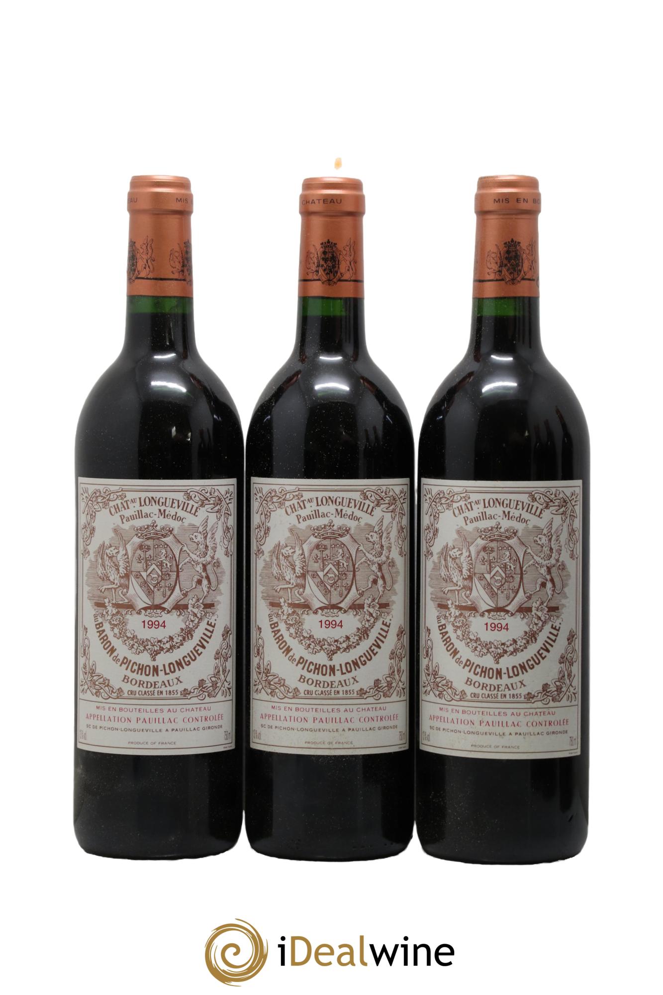 Pichon Longueville Baron 2ème Grand Cru Classé 1994 - Lot of 6 bottles - 1