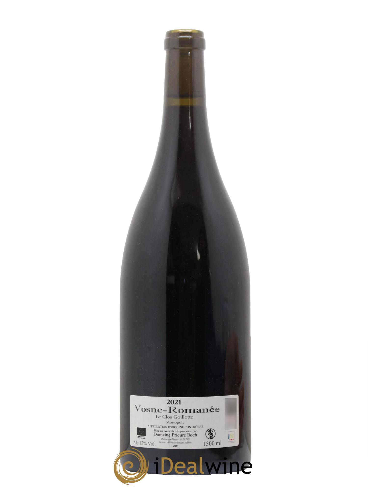 Vosne-Romanée Le Clos Goillotte Prieuré Roch 2021 - Lot de 1 magnum - 1