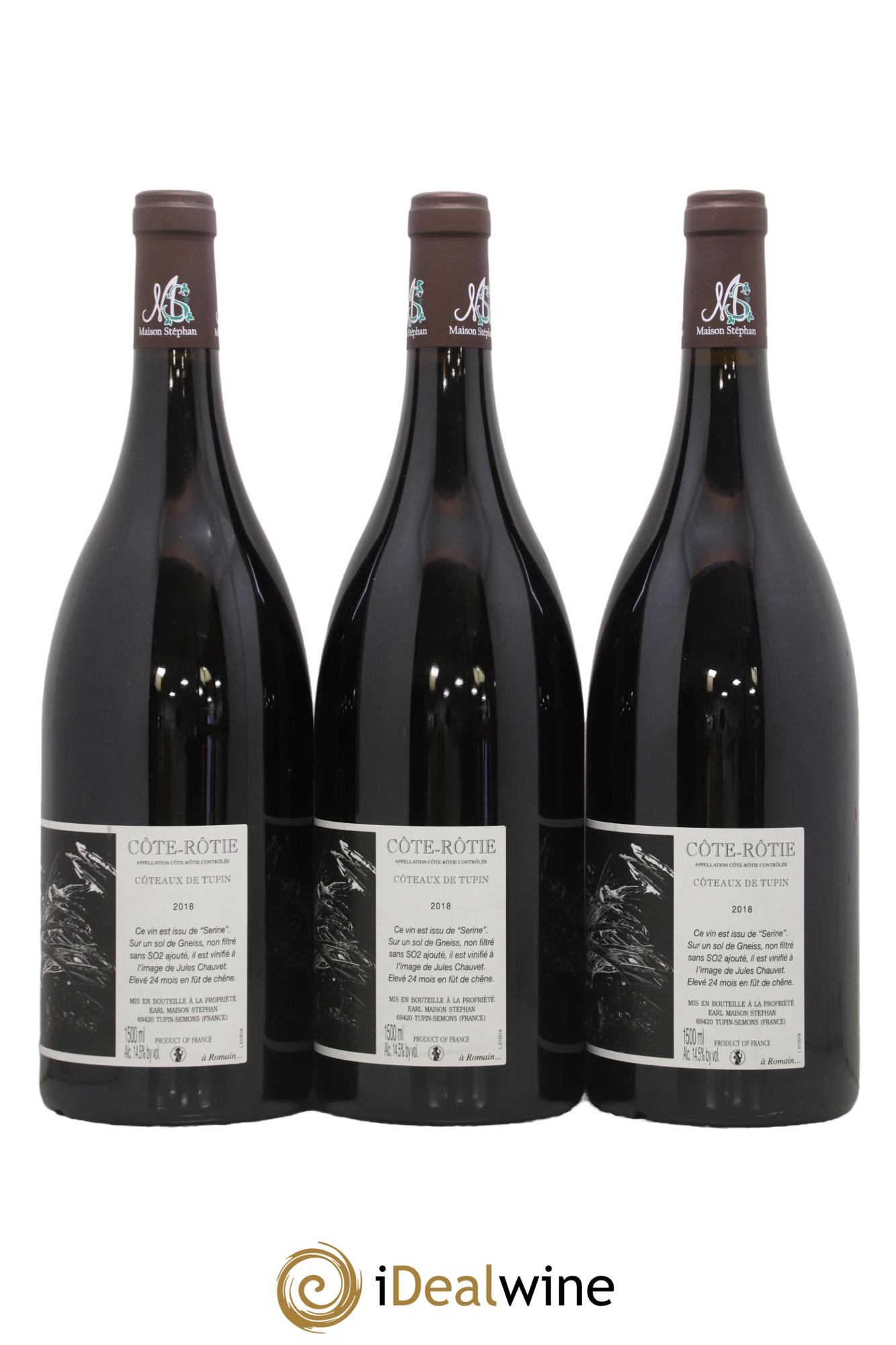 Côte-Rôtie Coteaux de Tupin Jean-Michel Stephan 2018 - Lotto di 3 magnum - 1