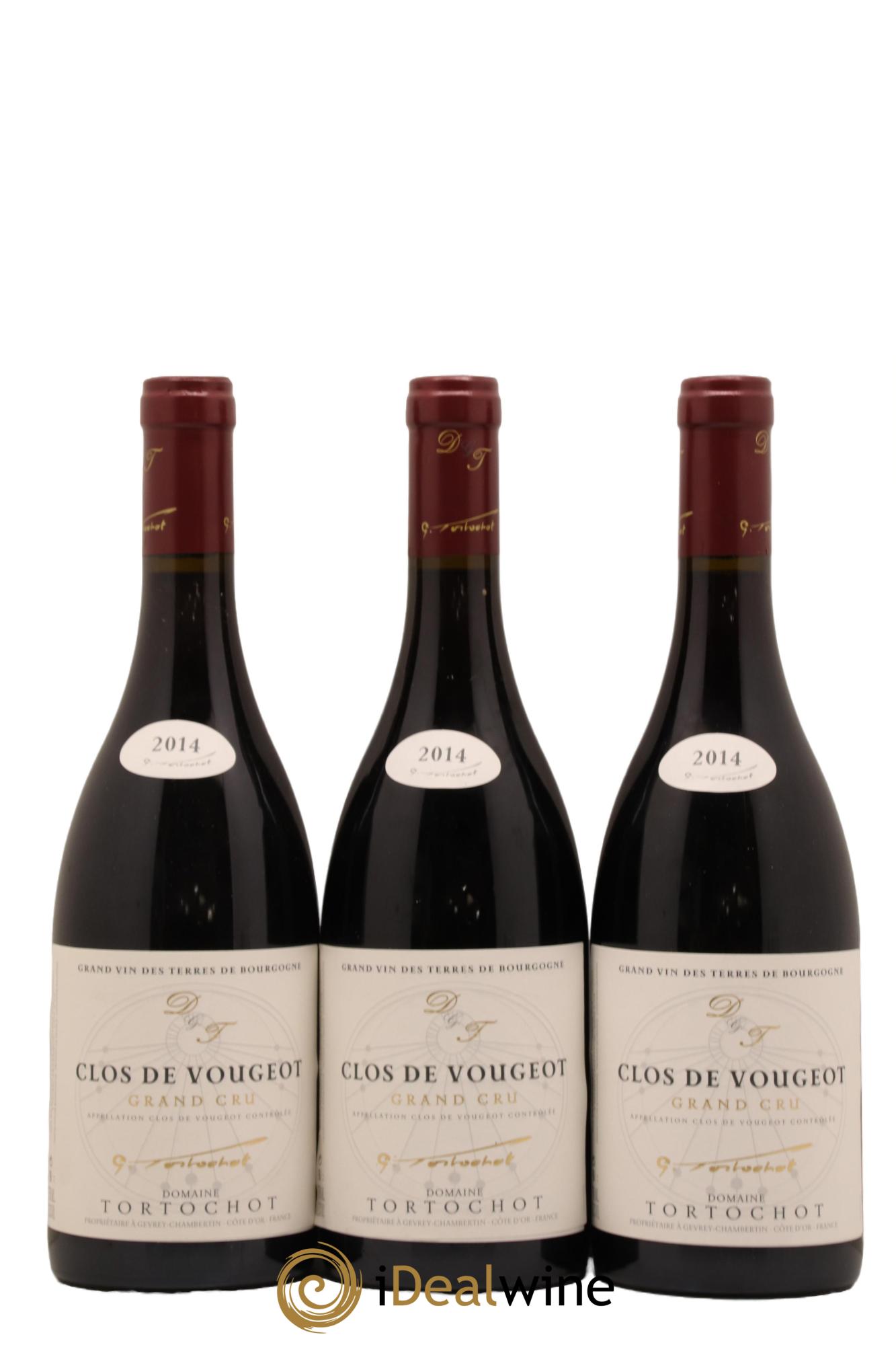 Clos de Vougeot Grand Cru Tortochot (Domaine) 2014 - Lot de 3 bouteilles - 0