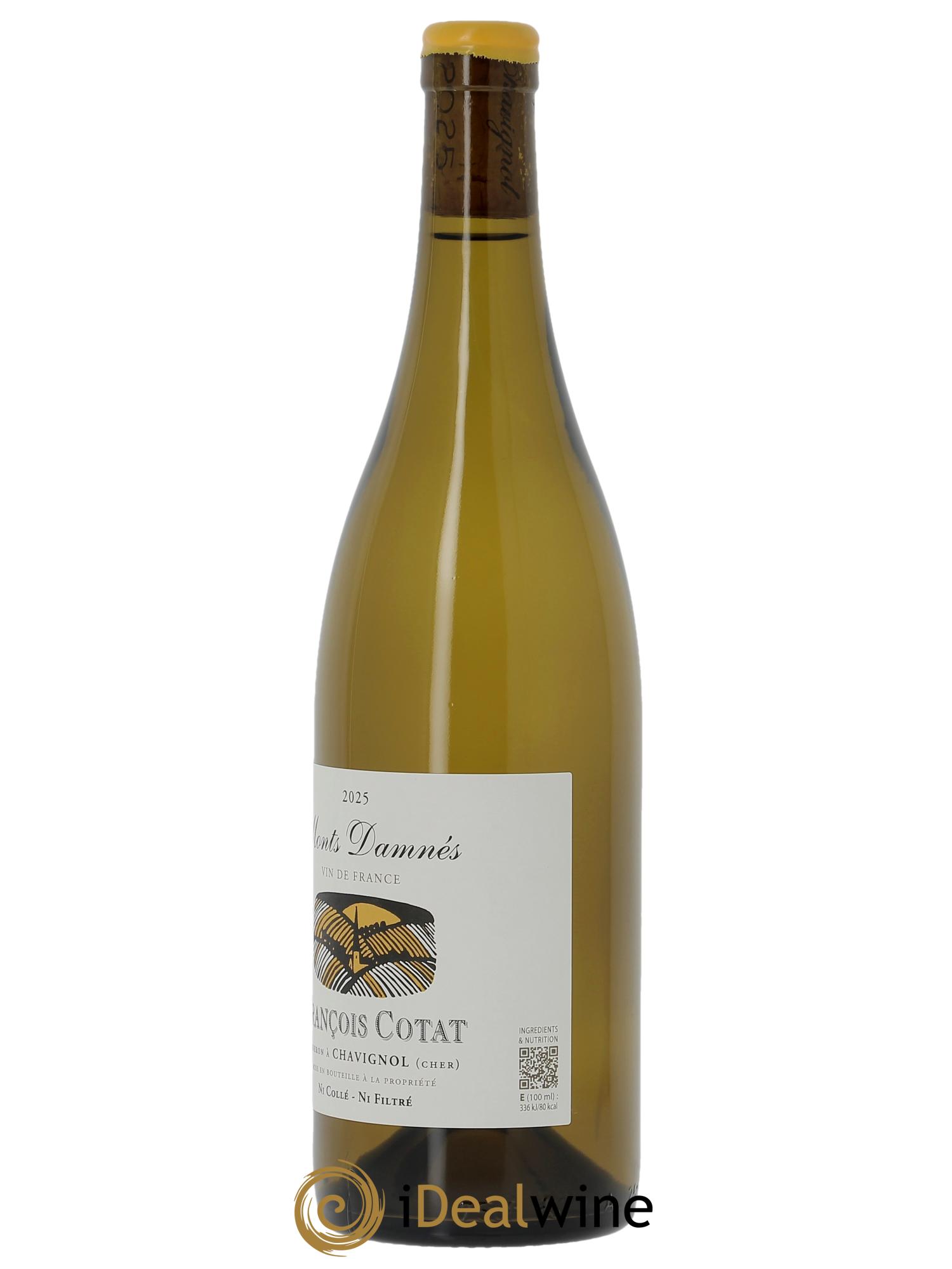 Vin de France (anciennement Sancerre) Les Monts Damnés François Cotat 2025 - Lote de 1 botella - 1