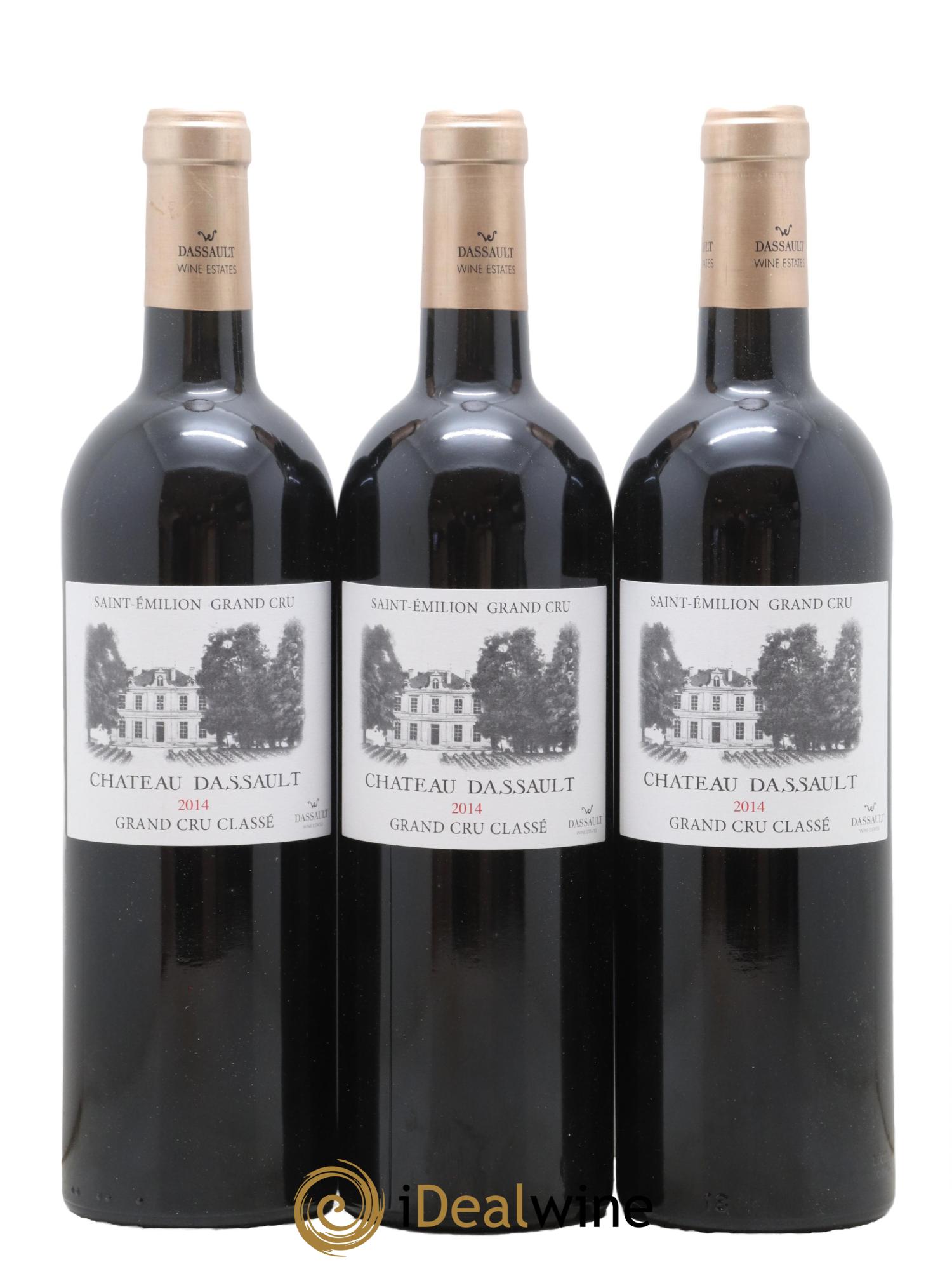 Château Dassault Grand Cru Classé 2014 - Lot de 3 bouteilles - 0