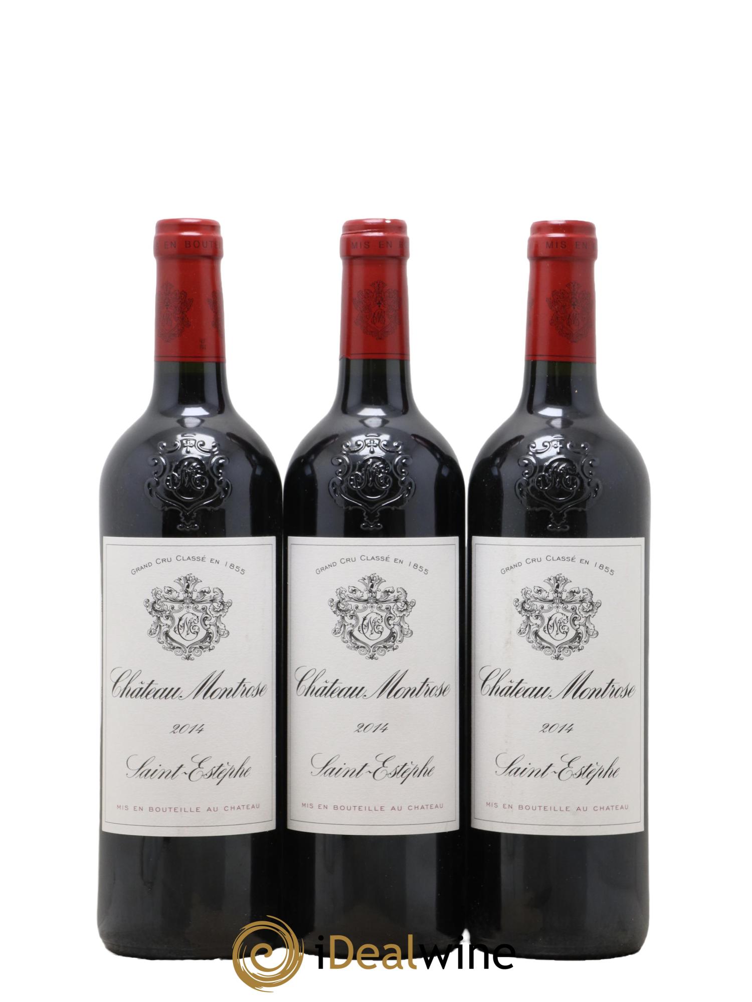Château Montrose 2ème Grand Cru Classé 2014 - Posten von 3 Flaschen - 0
