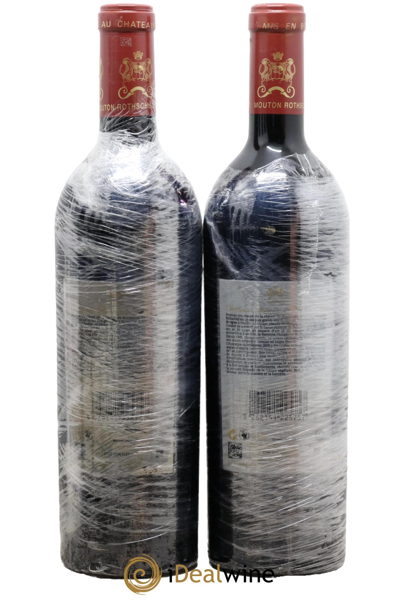 Château Mouton Rothschild 1er Grand Cru Classé 2009 - Lotto di 2 bottiglie - 1