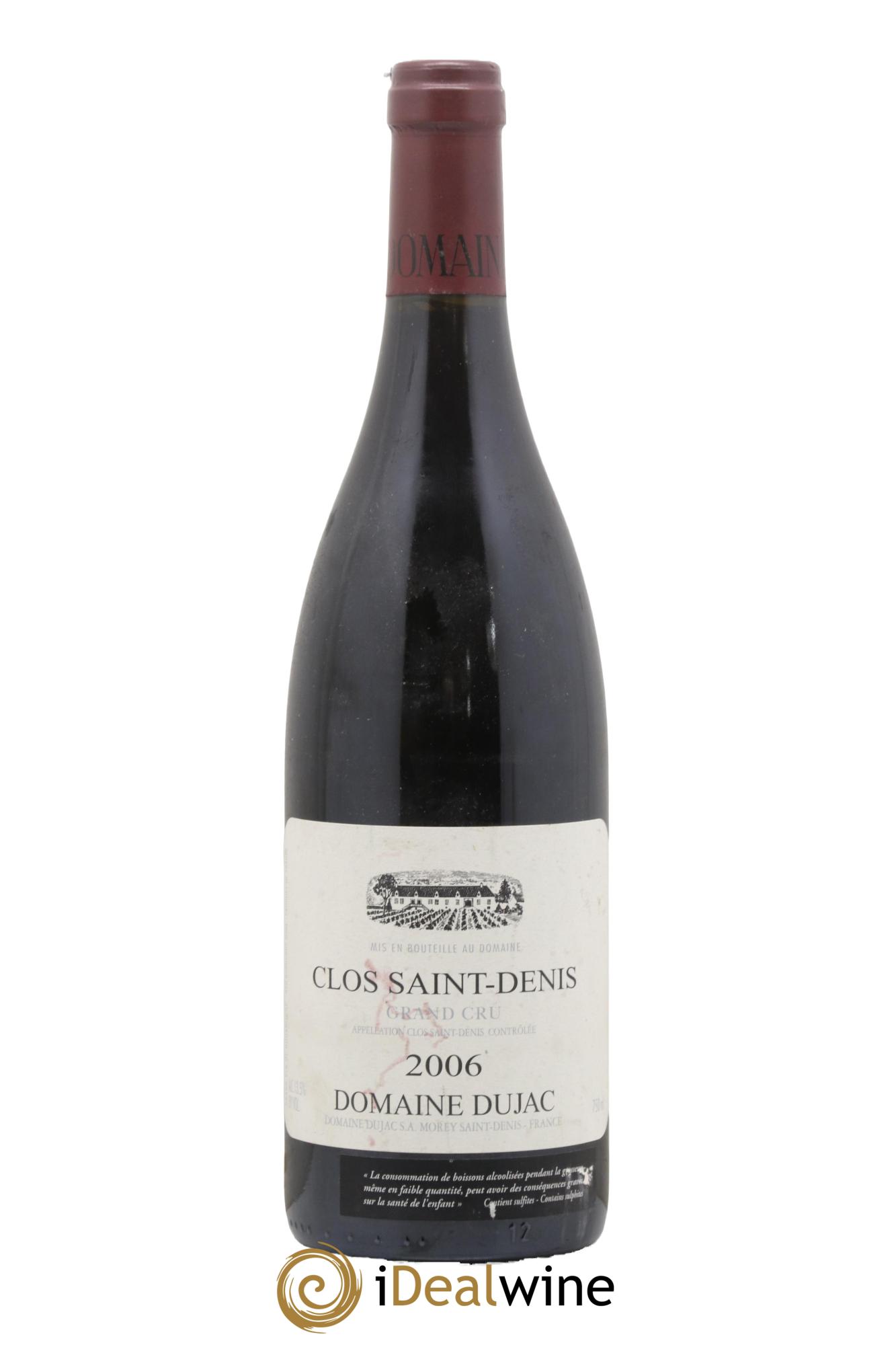 Clos Saint-Denis Grand Cru Dujac (Domaine) 2006 - Lot of 1 bottle - 0