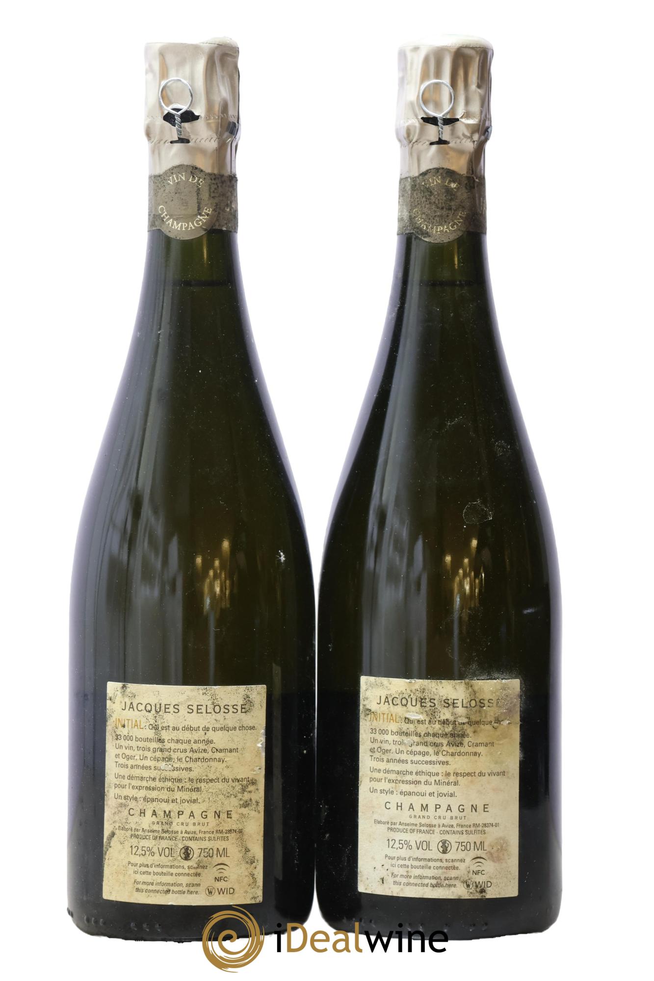 Initial Brut Jacques Selosse - Lot de 2 bouteilles - 1