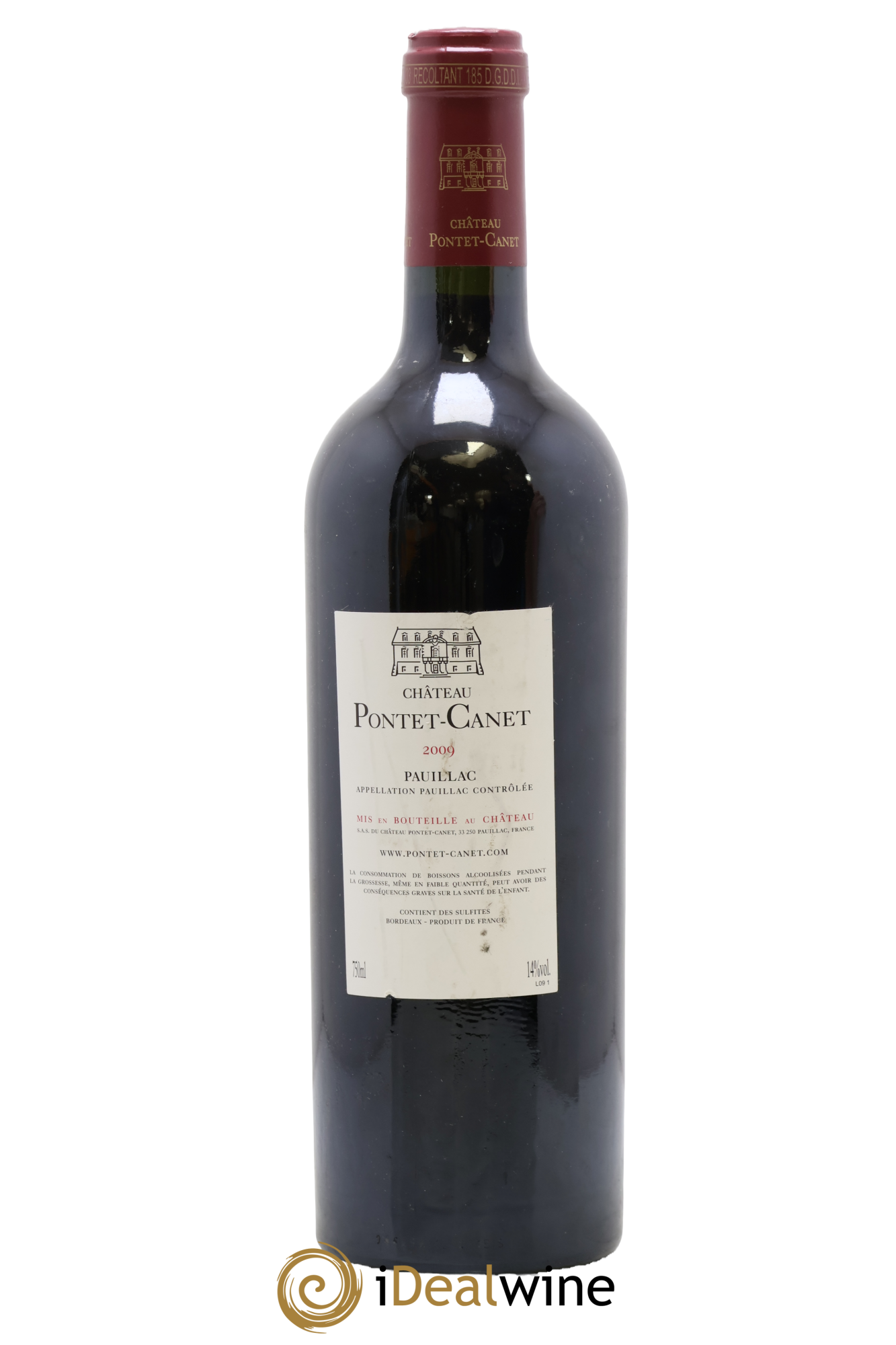 Château Pontet Canet 5ème Grand Cru Classé 2009 - Lote de 1 botella - 1