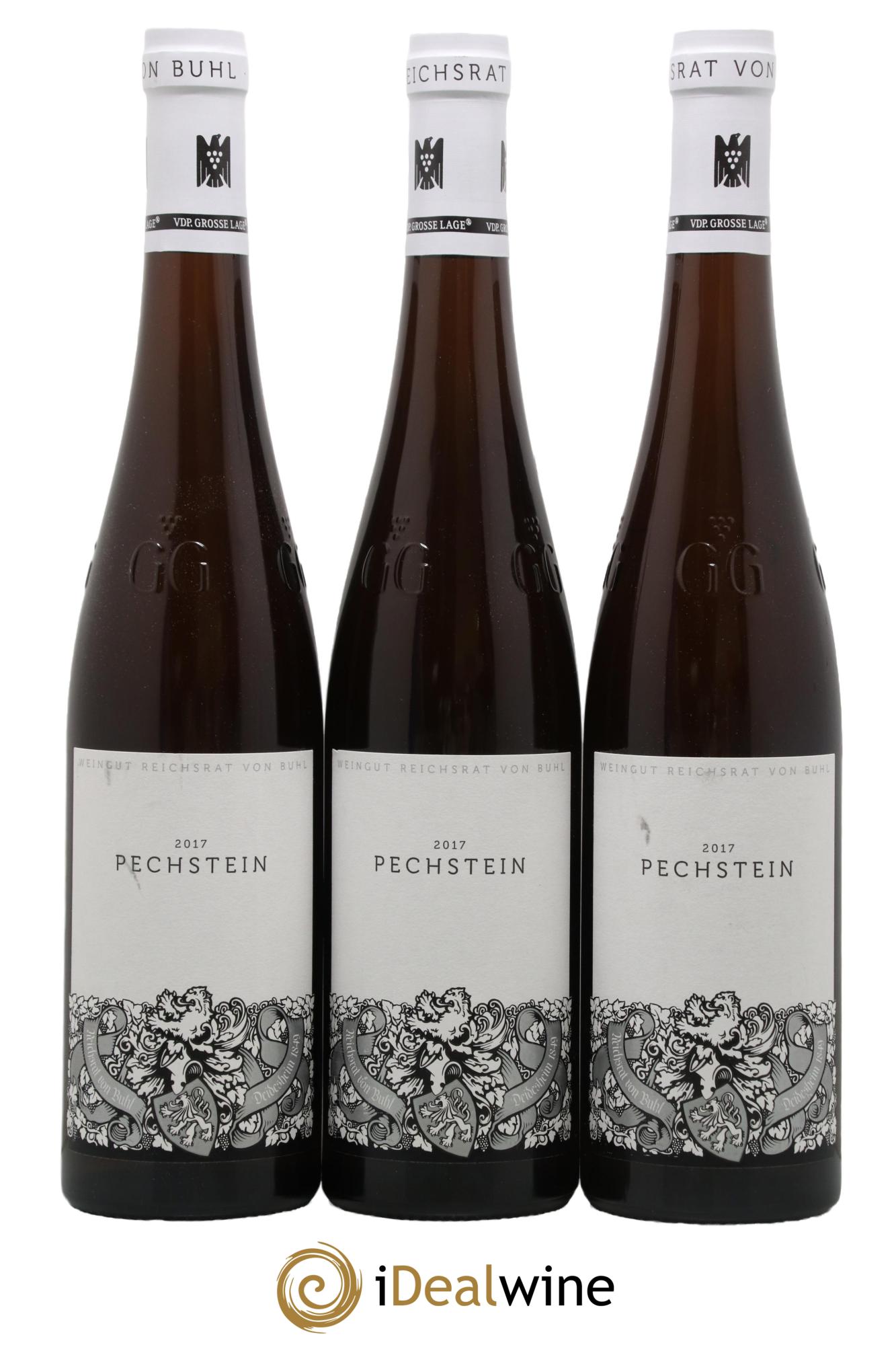 Allemagne Pfalz Riesling Forster Pechstein GG Weingut Reichsrat Von Buhl 2017 - Lot de 3 bouteilles - 0