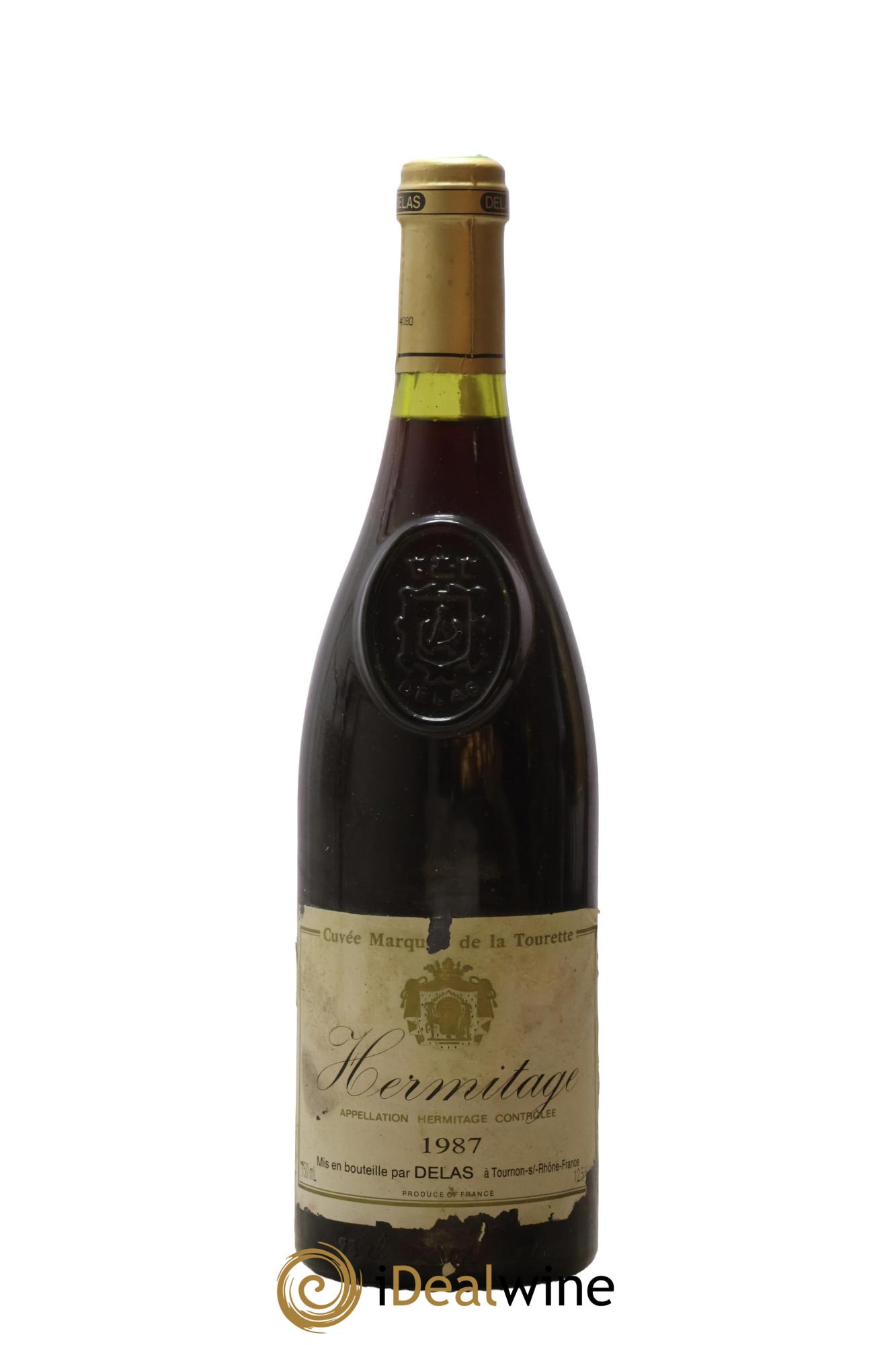 Hermitage Marquise de la Tourette Delas Frères 1987 - Lot of 1 bottle - 0