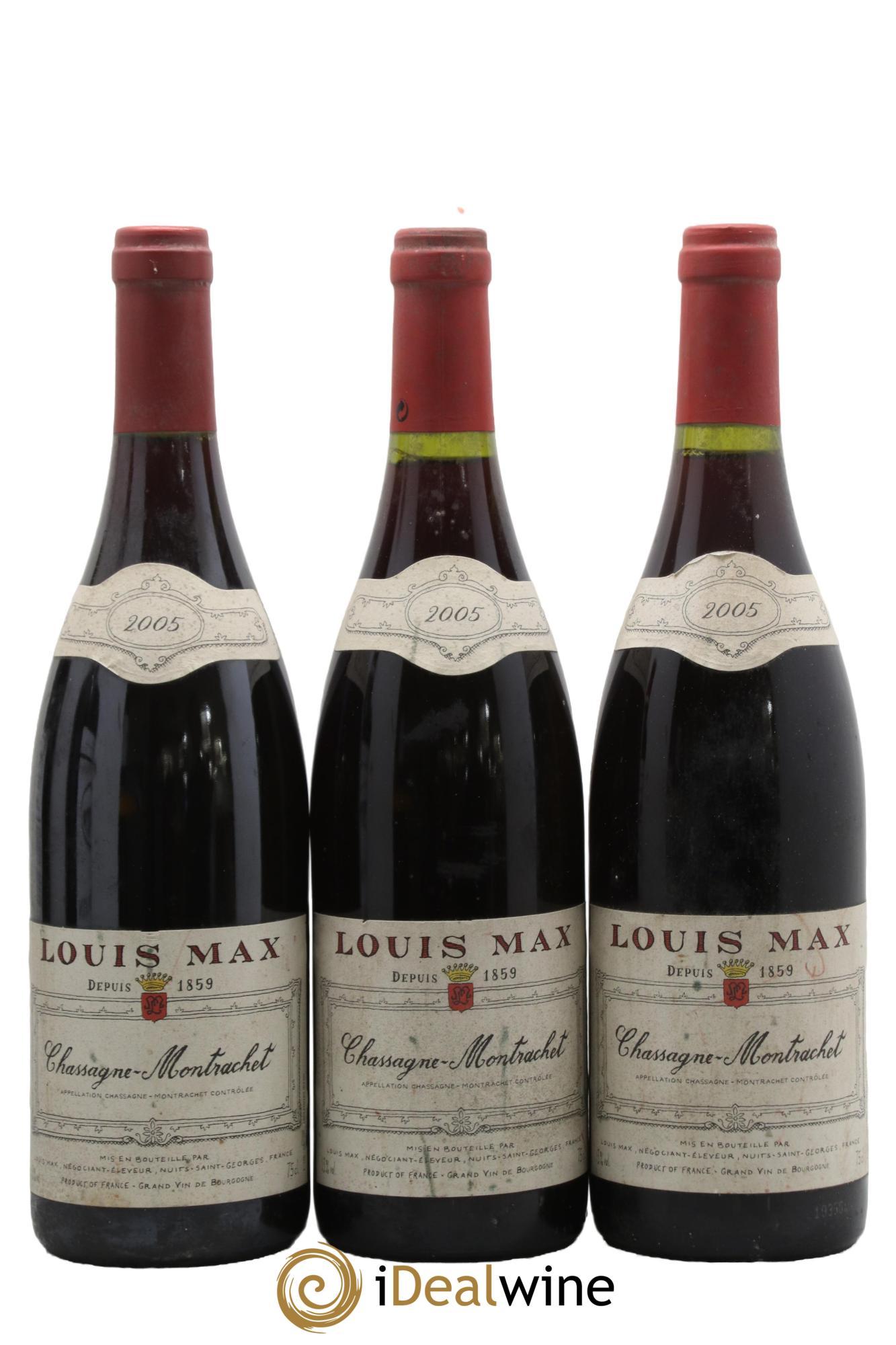 Chassagne-Montrachet Louis Max 2005 - Lot de 3 bouteilles - 0