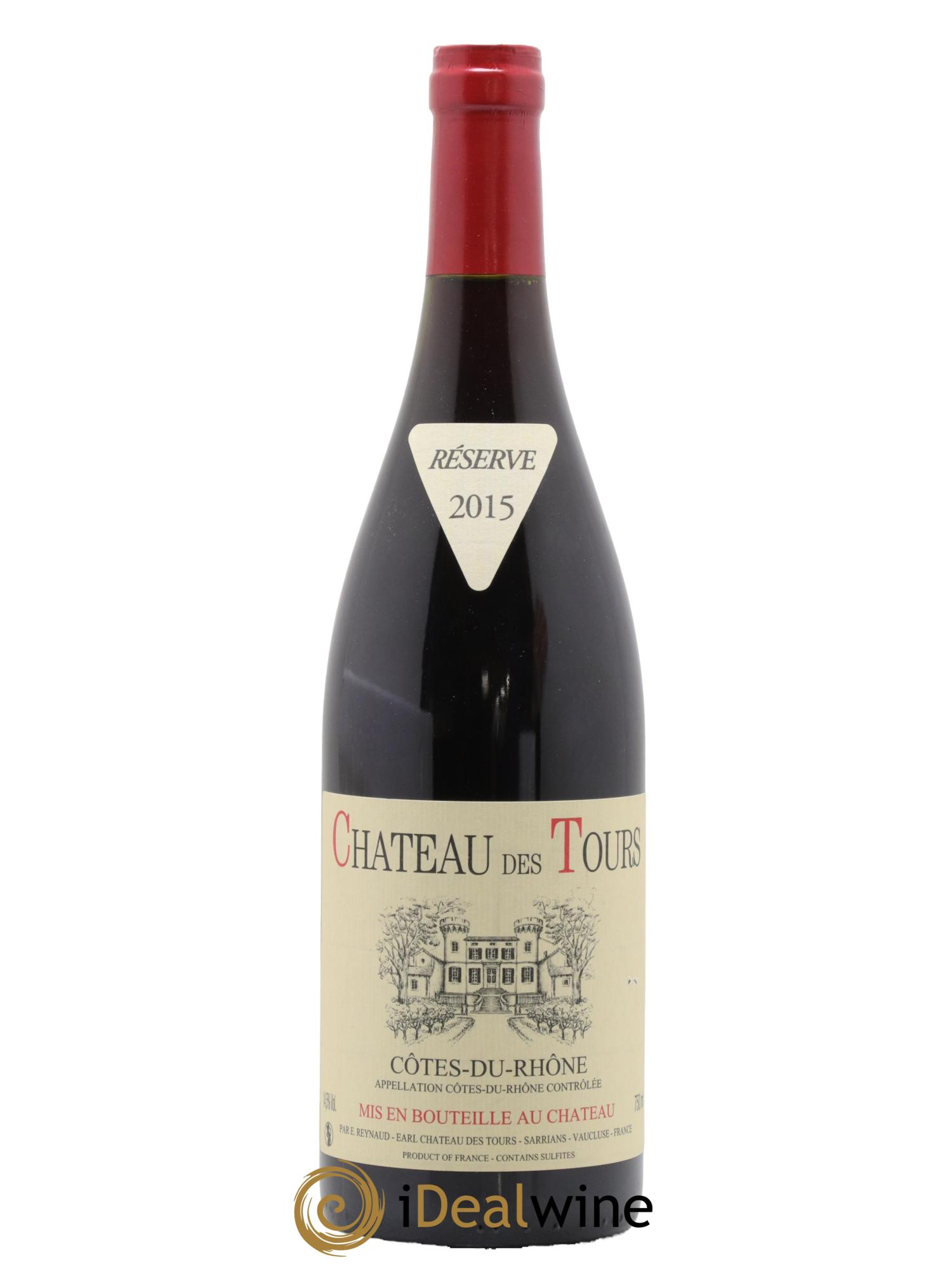 Côtes-du-Rhône Château des Tours Emmanuel Reynaud 2015 - Lot de 1 bouteille - 0