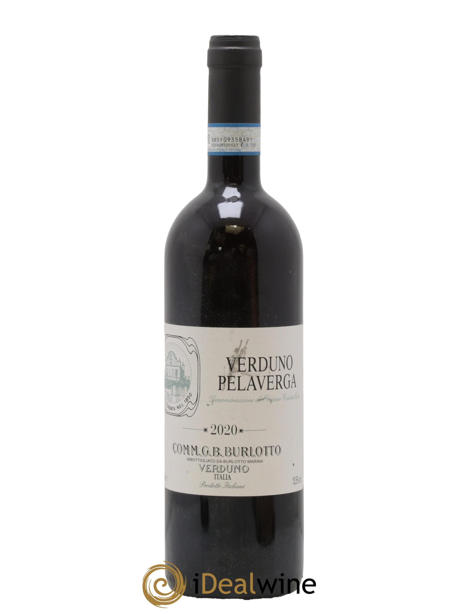 Verduno Pelaverga DOC Comm. Giovan Battista Burlotto 2020 - Lot of 1 bottle - 0