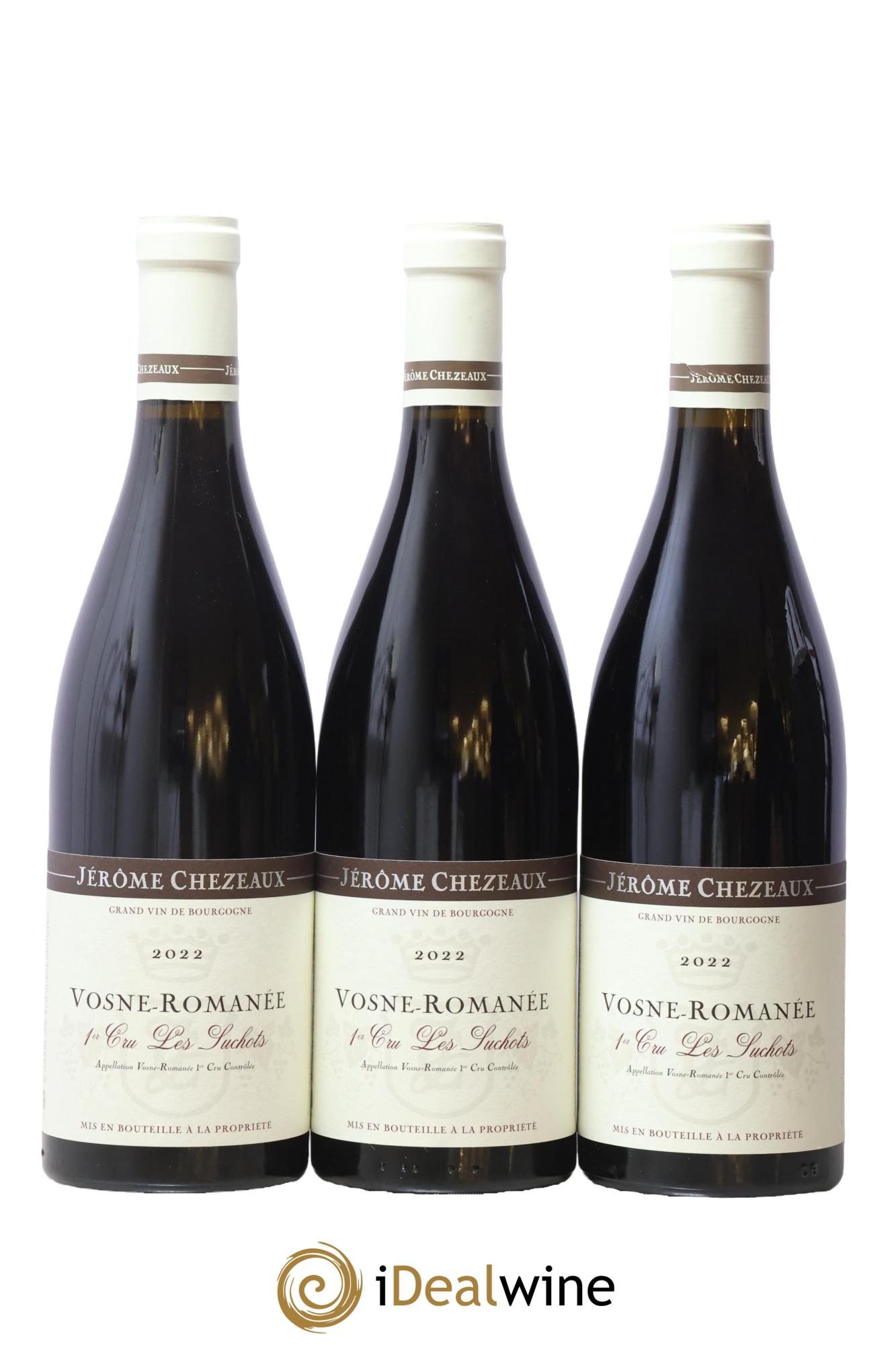 Vosne-Romanée 1er Cru Les Suchots Jérôme Chezeaux 2022 - Lotto di 3 bottiglie - 0