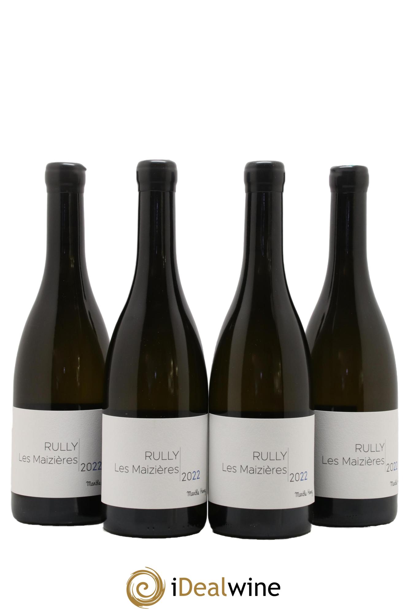 Rully Les Maizières Marthe Henry  2022 - Lot de 4 bouteilles - 0