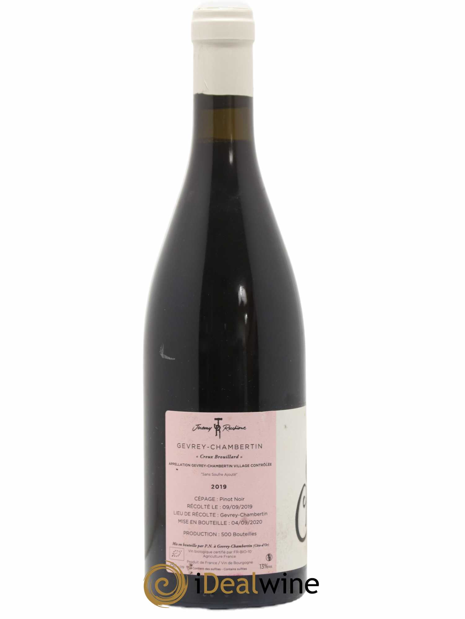 Gevrey-Chambertin Creux Brouillard Jérémy Recchione 2019 - Lot de 1 bouteille - 1