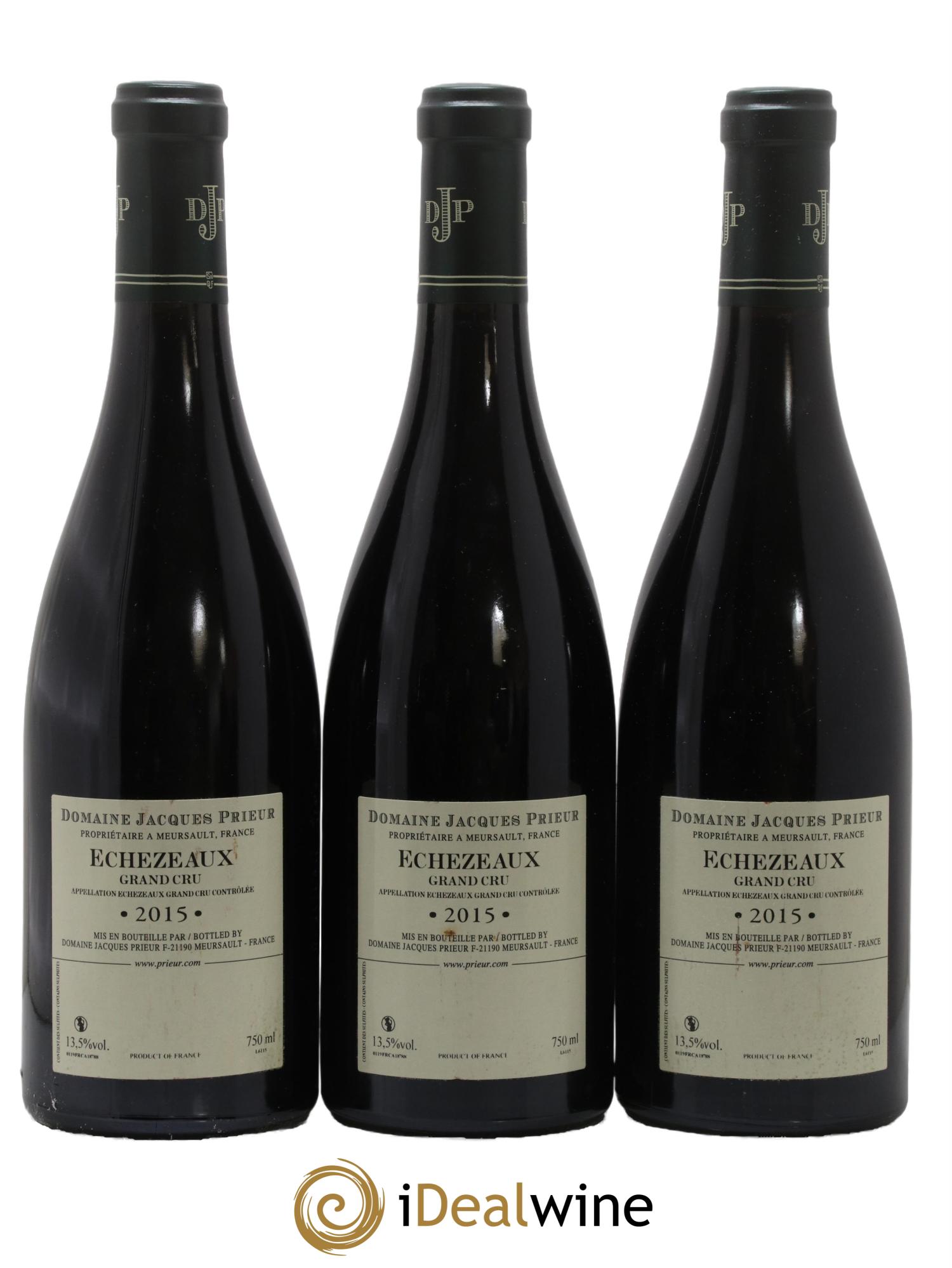 Echezeaux Grand Cru Jacques Prieur (Domaine) 2015 - Lot de 3 bouteilles - 1