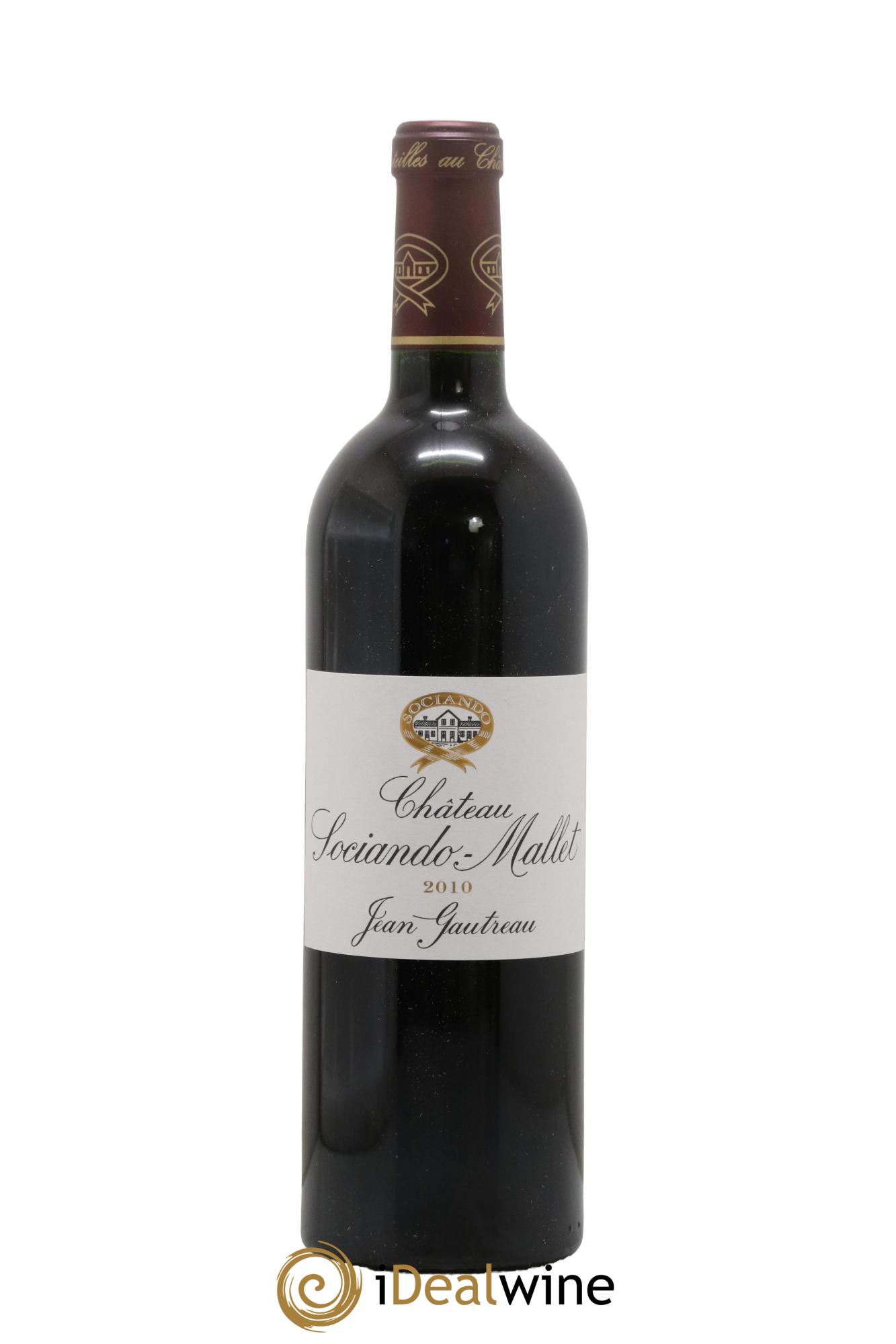 Château Sociando Mallet 2010 - Lotto di 1 bottiglia - 0