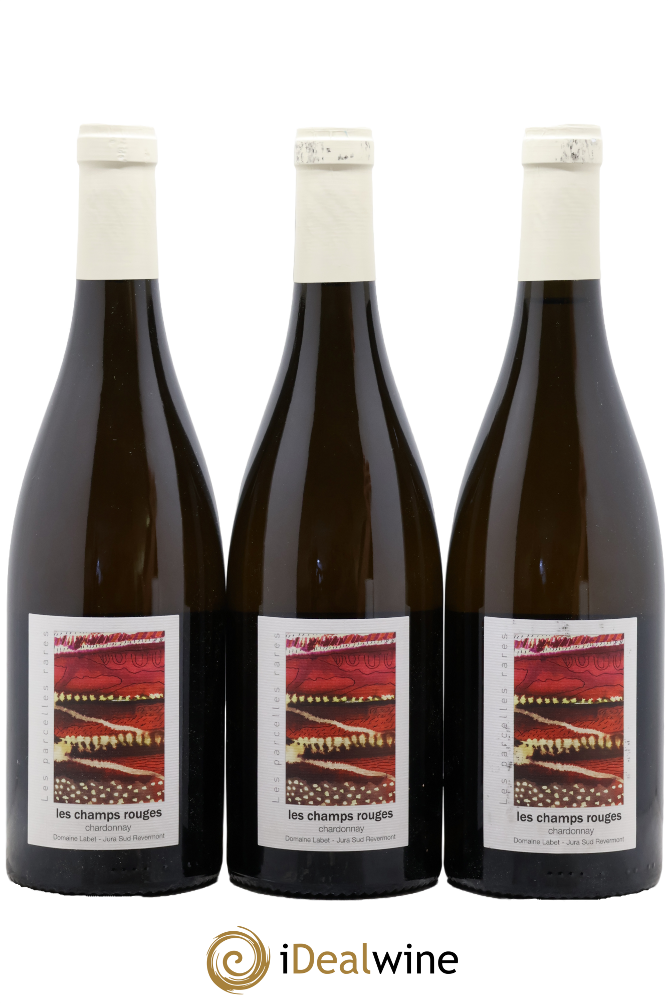 Côtes du Jura Chardonnay Les Champs Rouges Romain - Julien - Charline Labet 2016 - Lot of 3 bottles - 0
