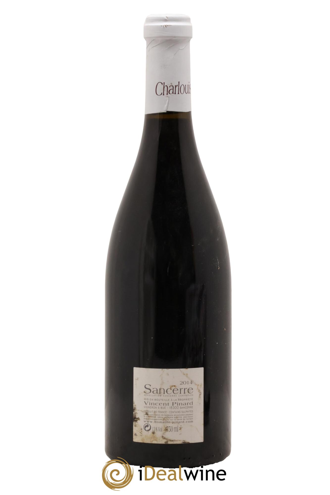 Sancerre Charlouise Vincent Pinard 2014 - Lot de 1 bouteille - 1
