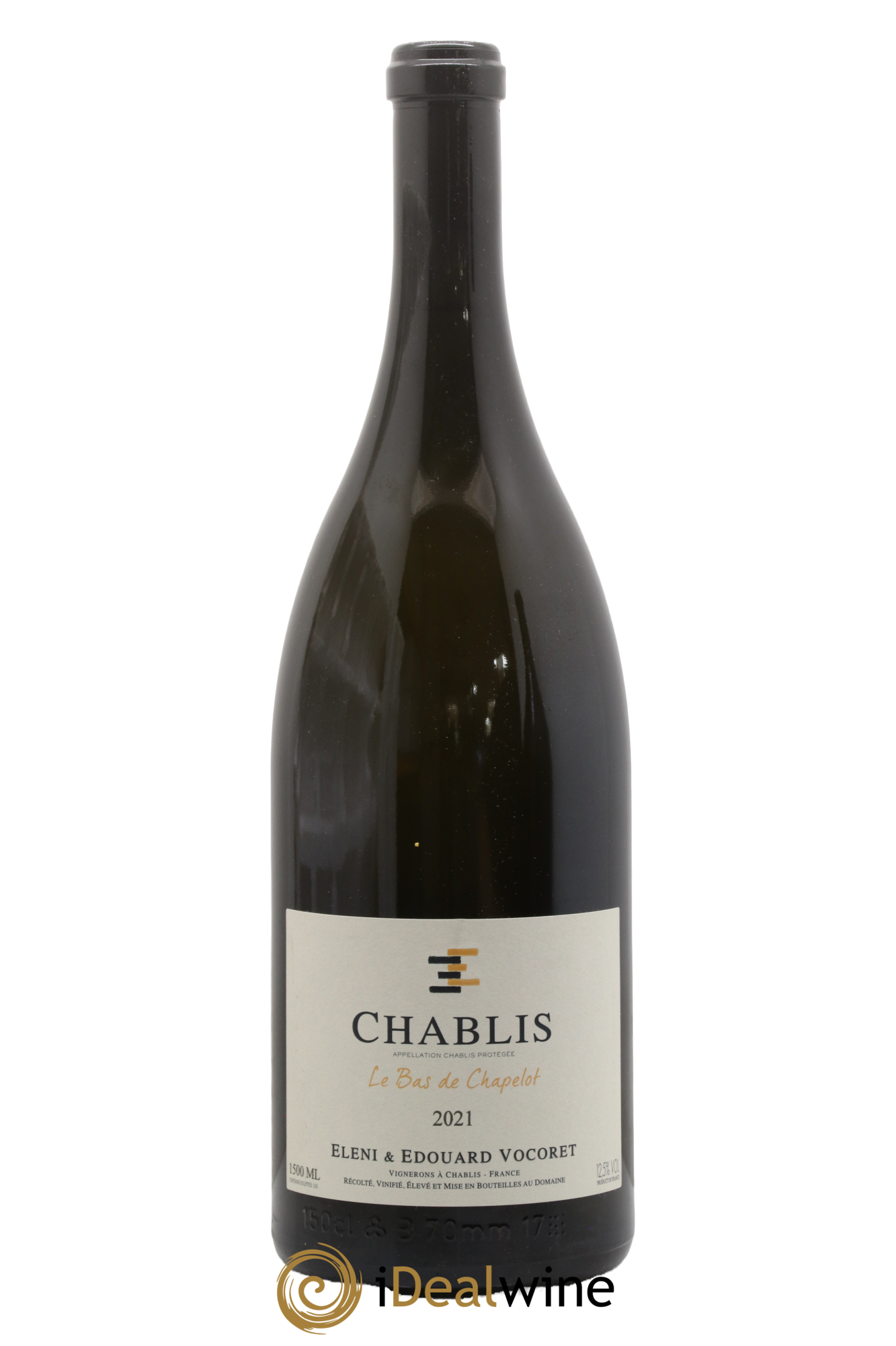 Chablis Le Bas de Chapelot Vocoret & Fils 2021 - Lot de 1 magnum - 0