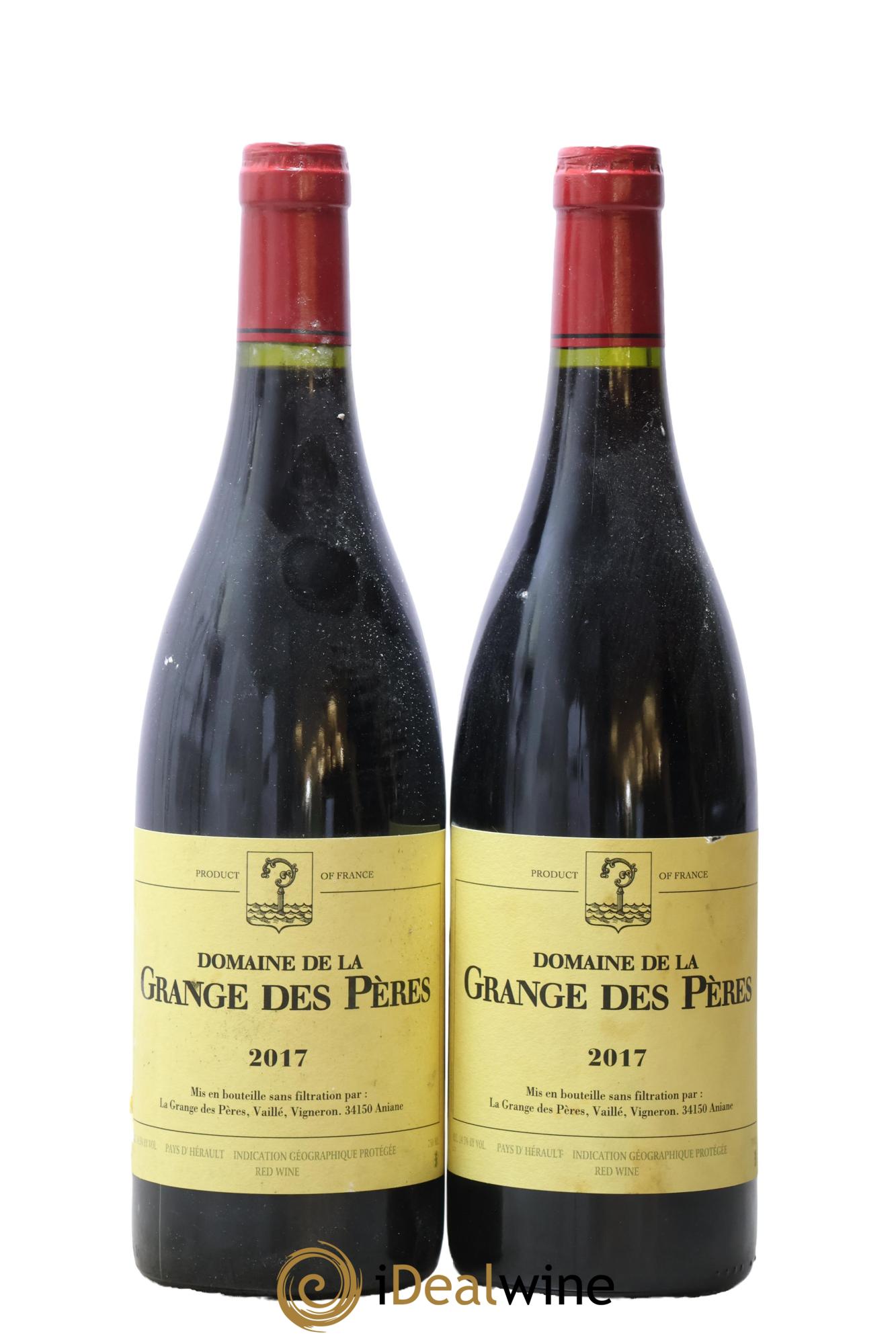 Pays d'Hérault Grange des Pères Laurent Vaillé 2017 - Lot de 2 bouteilles - 0
