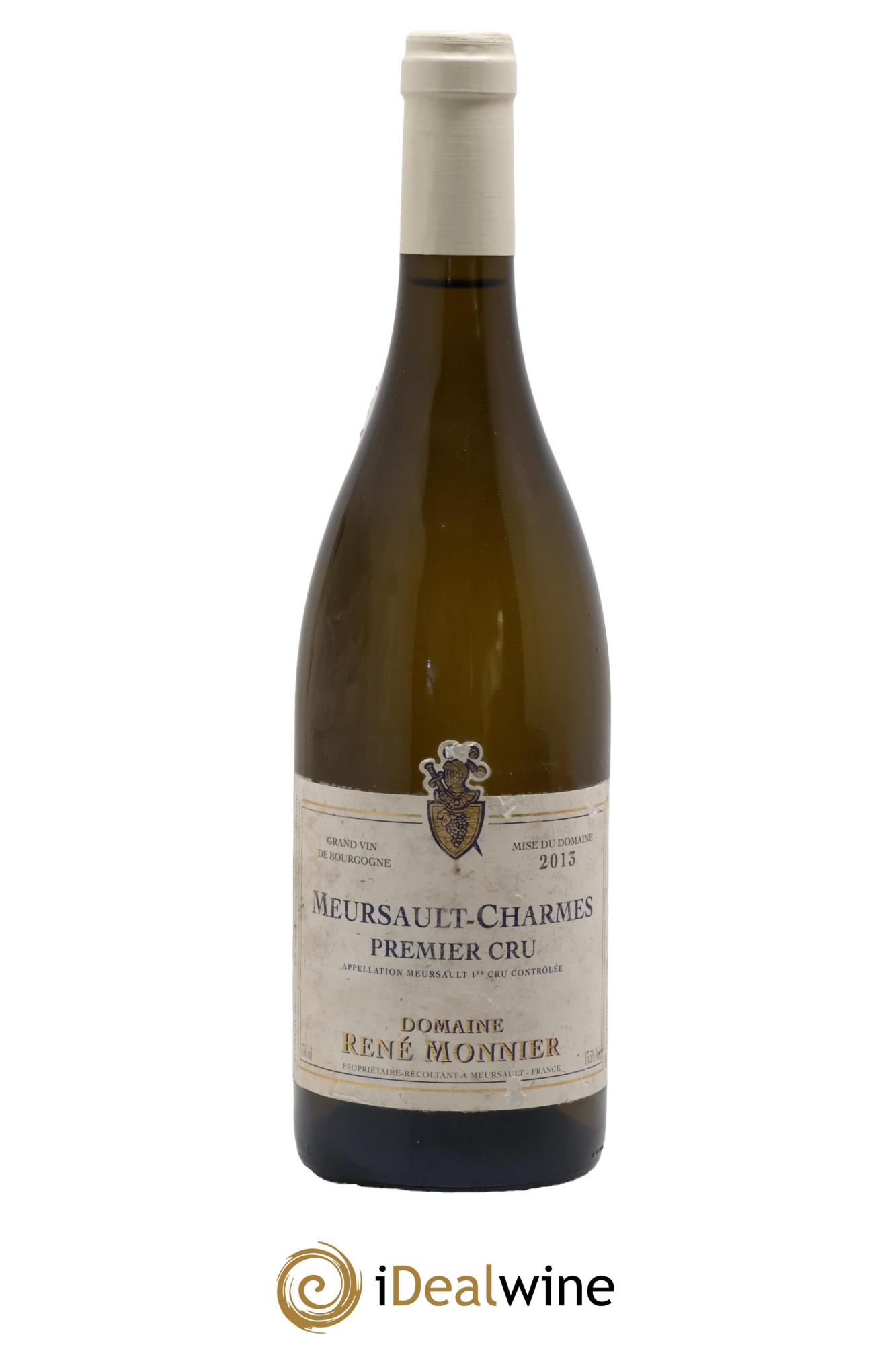 Meursault 1er Cru Charmes René Monnier (Domaine) 2013 - Lot of 1 bottle - 0