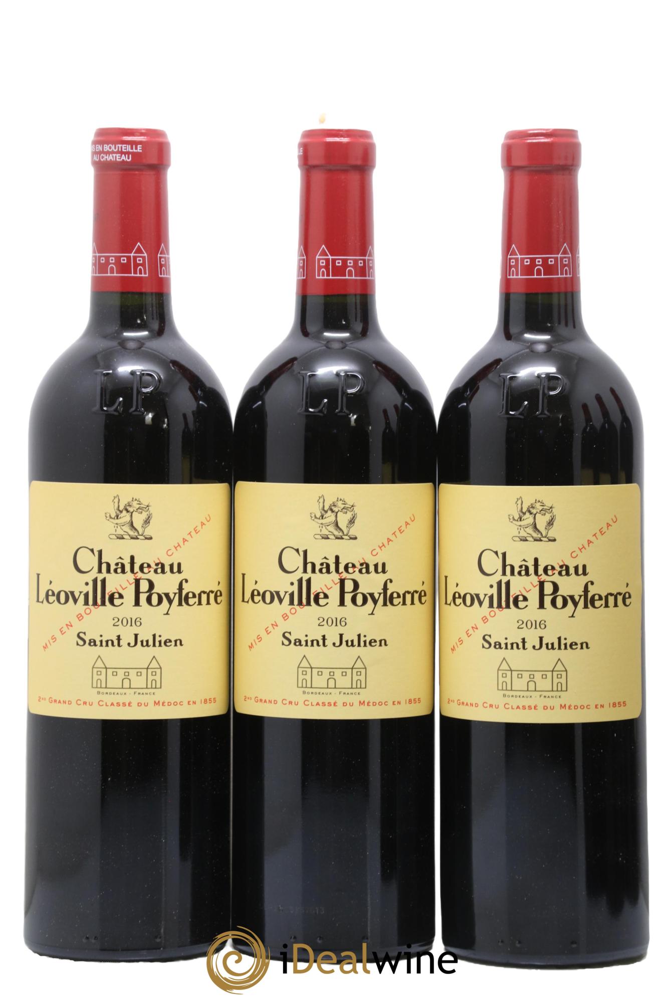 Château Léoville Poyferré 2ème Grand Cru Classé 2016 - Lot de 6 bouteilles - 1