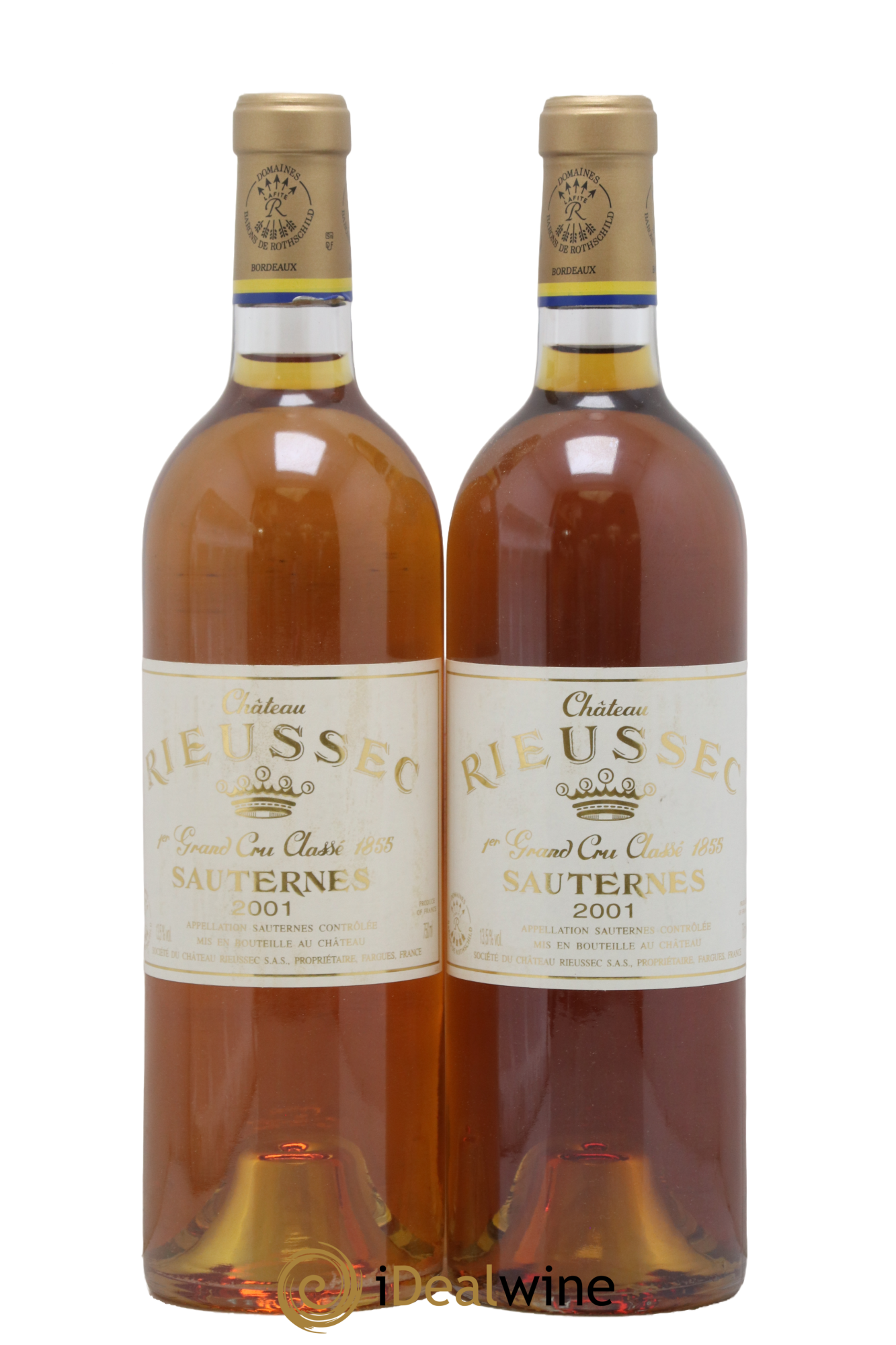 Château Rieussec 1er Grand Cru Classé 2001 - Posten von 2 Flaschen - 0