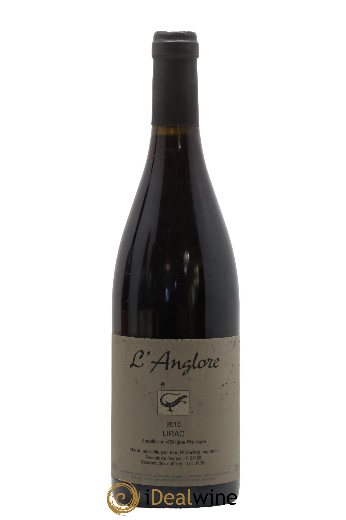 Lirac L'Anglore 2015 - Lot de 1 bouteille - 0
