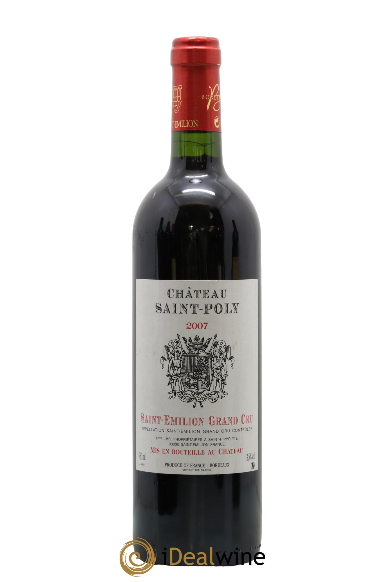 Saint-Émilion Grand Cru Château Saint Poly 2007 - Lot of 1 bottle - 0