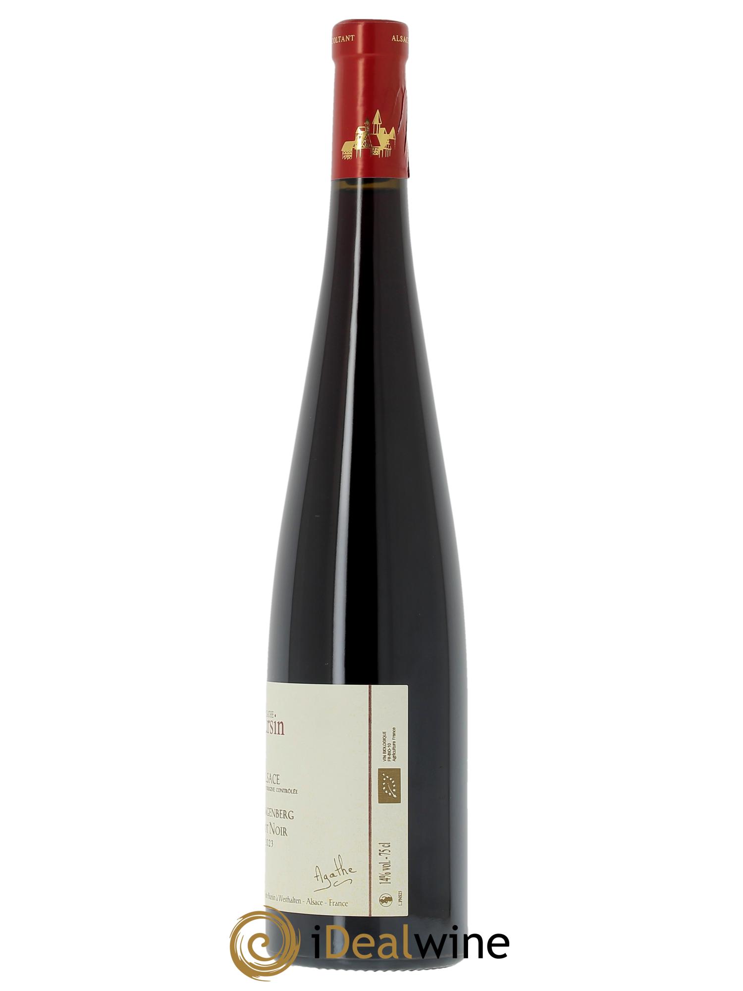 Alsace Pinot Noir Strangenberg Agathe Bursin  2023 - Lot de 1 bouteille - 1