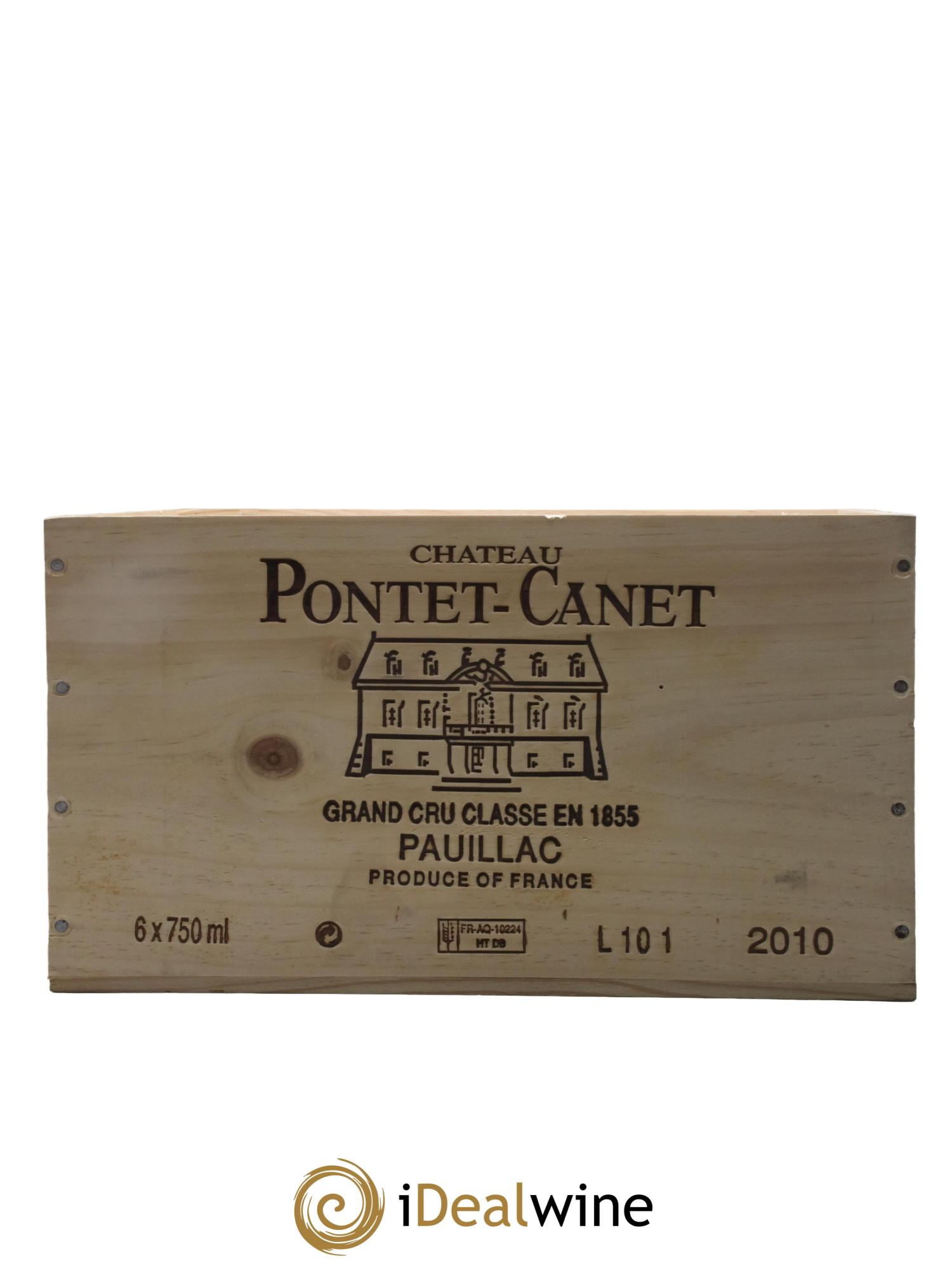 Château Pontet Canet 5ème Grand Cru Classé 2010 - Lotto di 6 bottiglie - 5