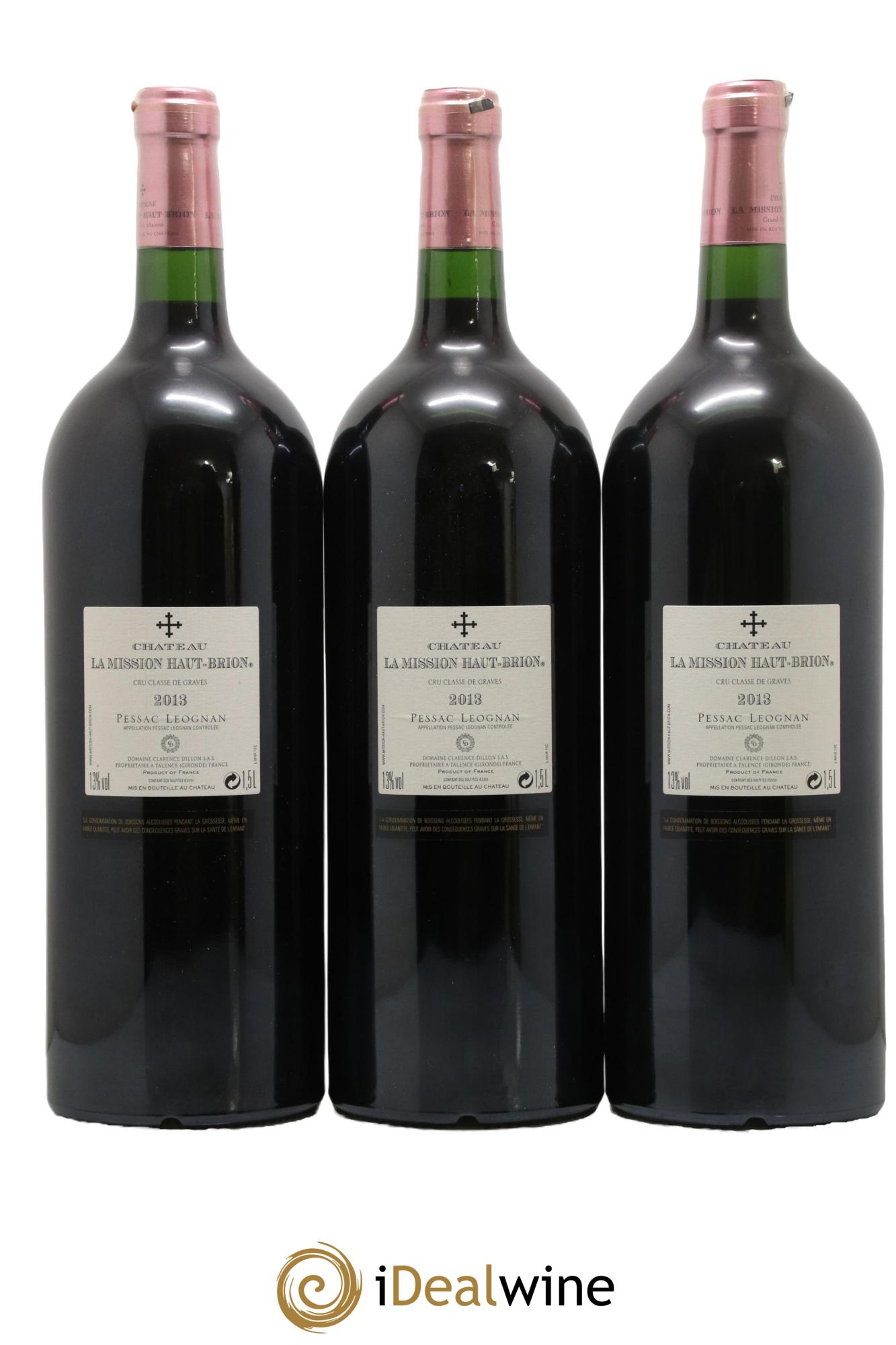 Château la Mission Haut-Brion Cru Classé de Graves 2013 - Lot de 3 magnums - 1