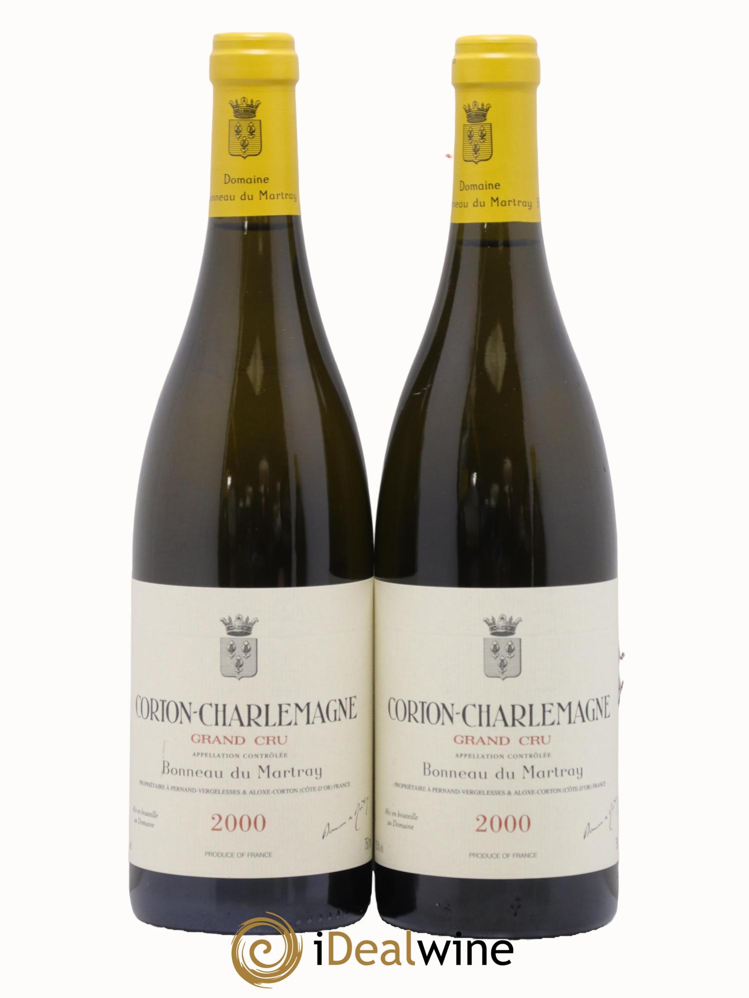 Corton-Charlemagne Grand Cru Bonneau du Martray (Domaine) 2000 - Posten von 2 Flaschen - 0