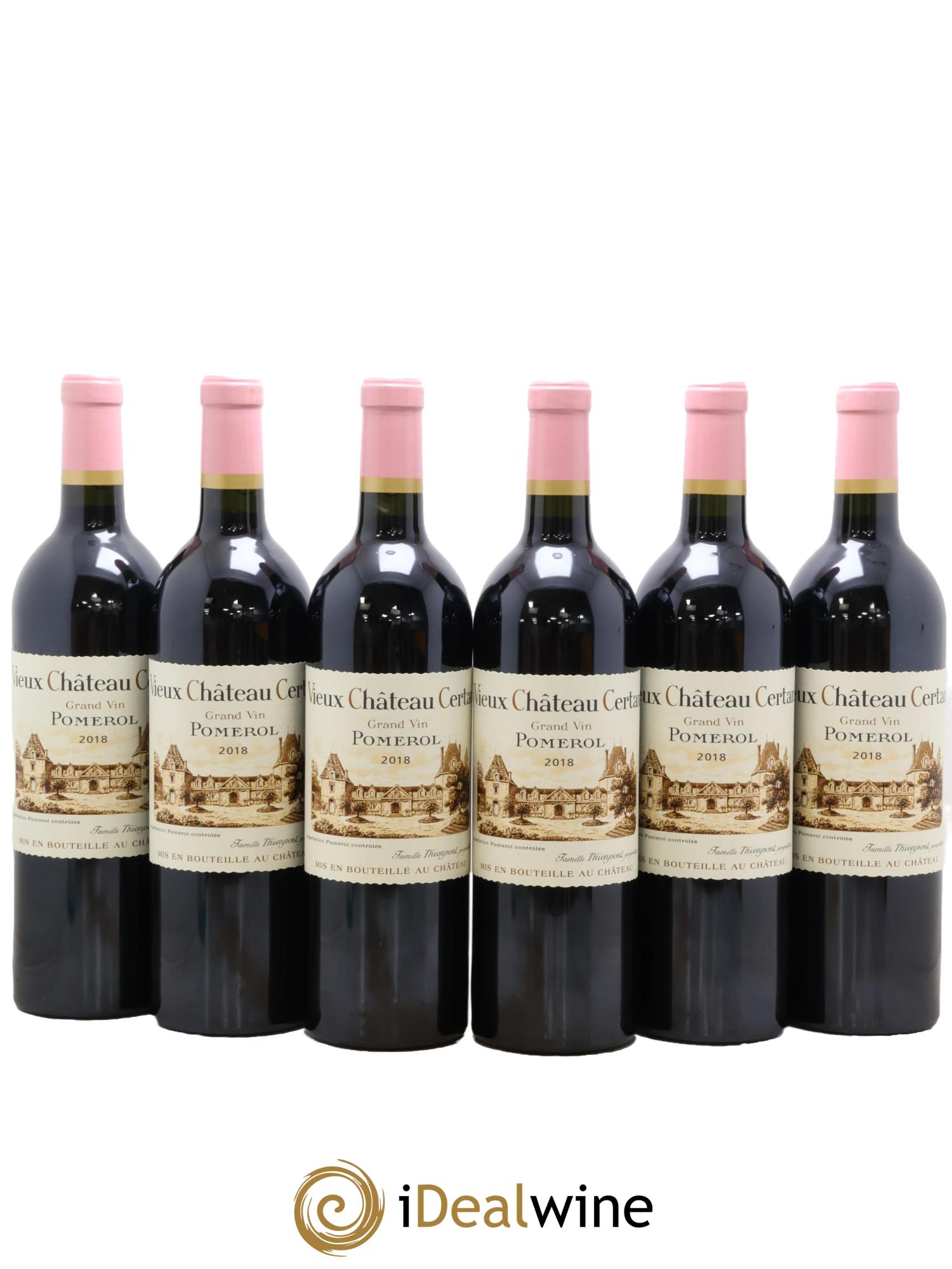 Vieux Château Certan 2018 - Lot de 6 bouteilles - 0