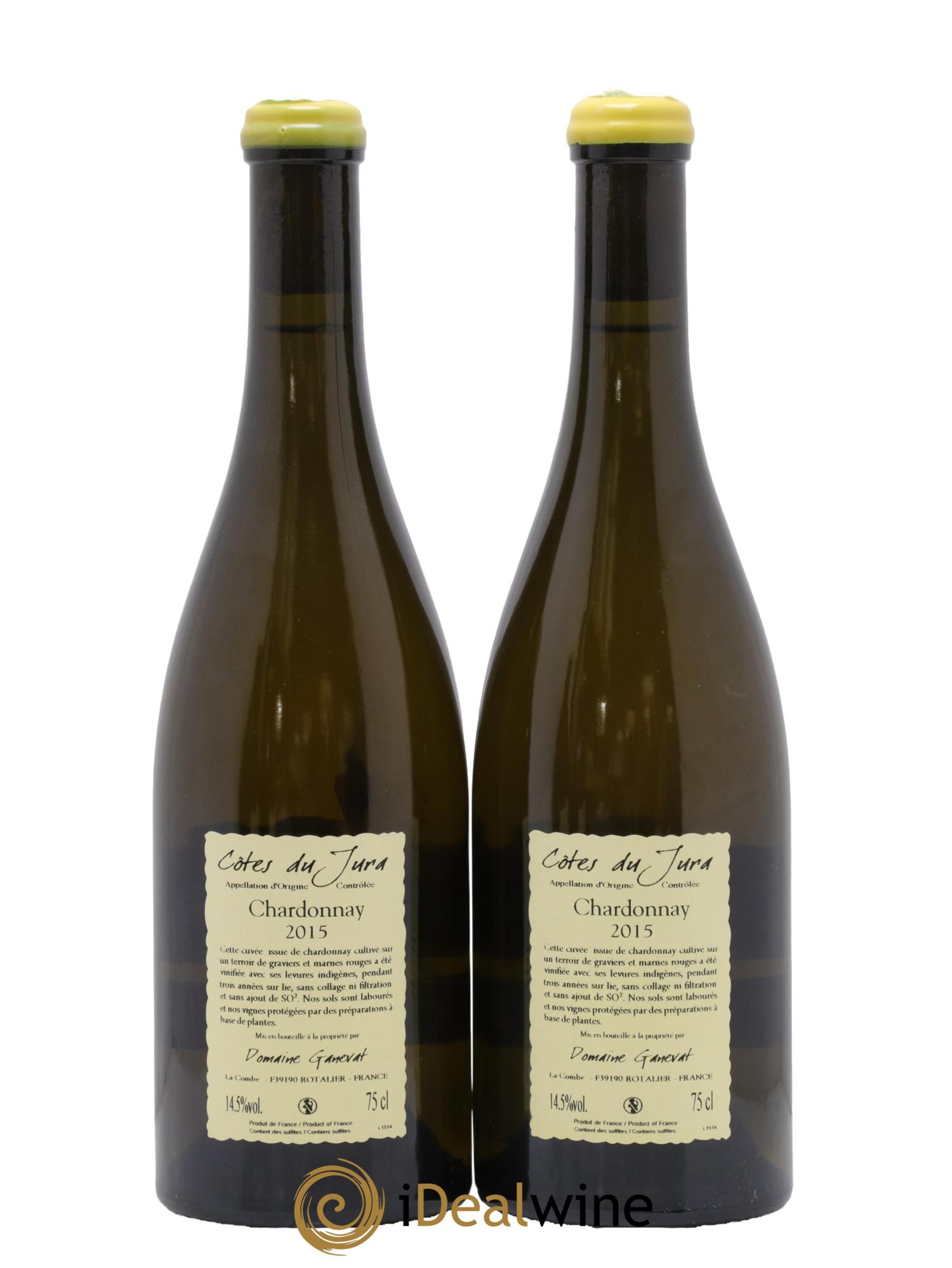 Côtes du Jura Les Gryphées Vieilles Vignes Jean-François Ganevat (Domaine) 2015 - Posten von 2 Flaschen - 1