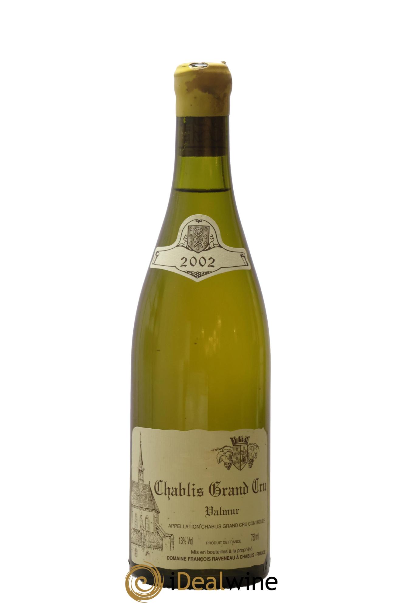 Chablis Grand Cru Valmur Raveneau (Domaine) 2002 - Lot de 1 bouteille - 0