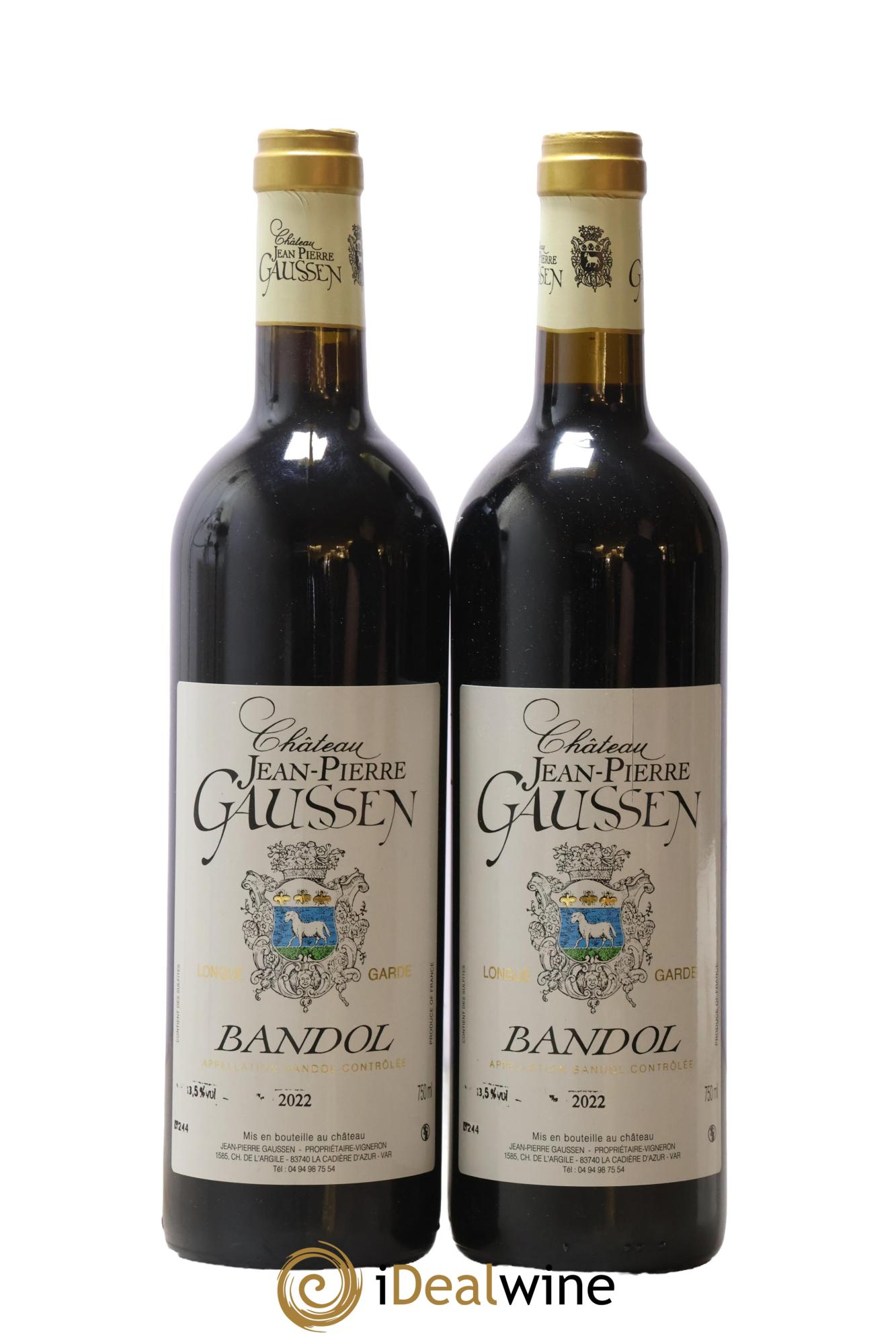 Bandol J.P. Gaussen 2022 - Posten von 2 Flaschen - 0