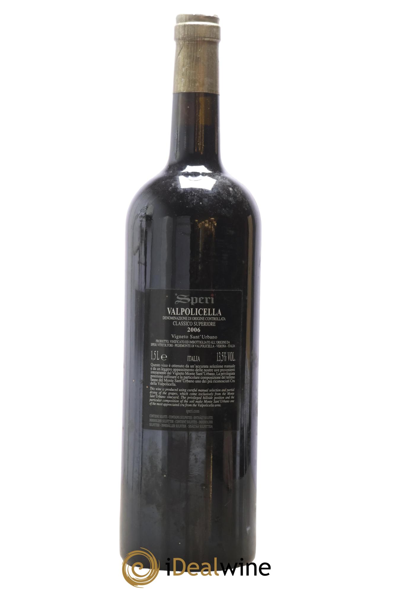 Valpolicella Classico DOC Speri Sant Urbano 2006 - Lotto di 1 magnum - 1