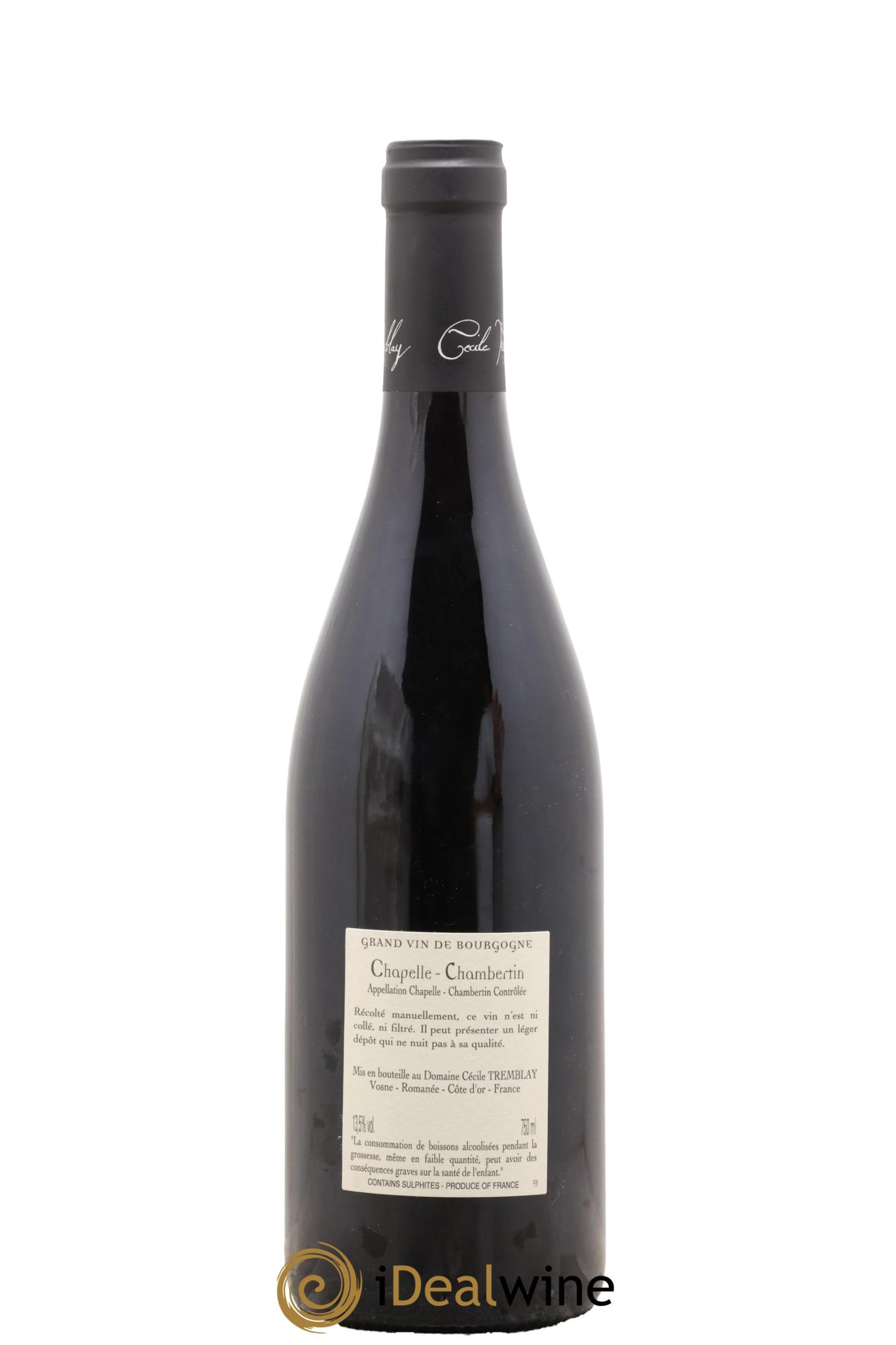 Chapelle-Chambertin Grand Cru Cécile Tremblay 2023 - Lot of 1 bottle - 1