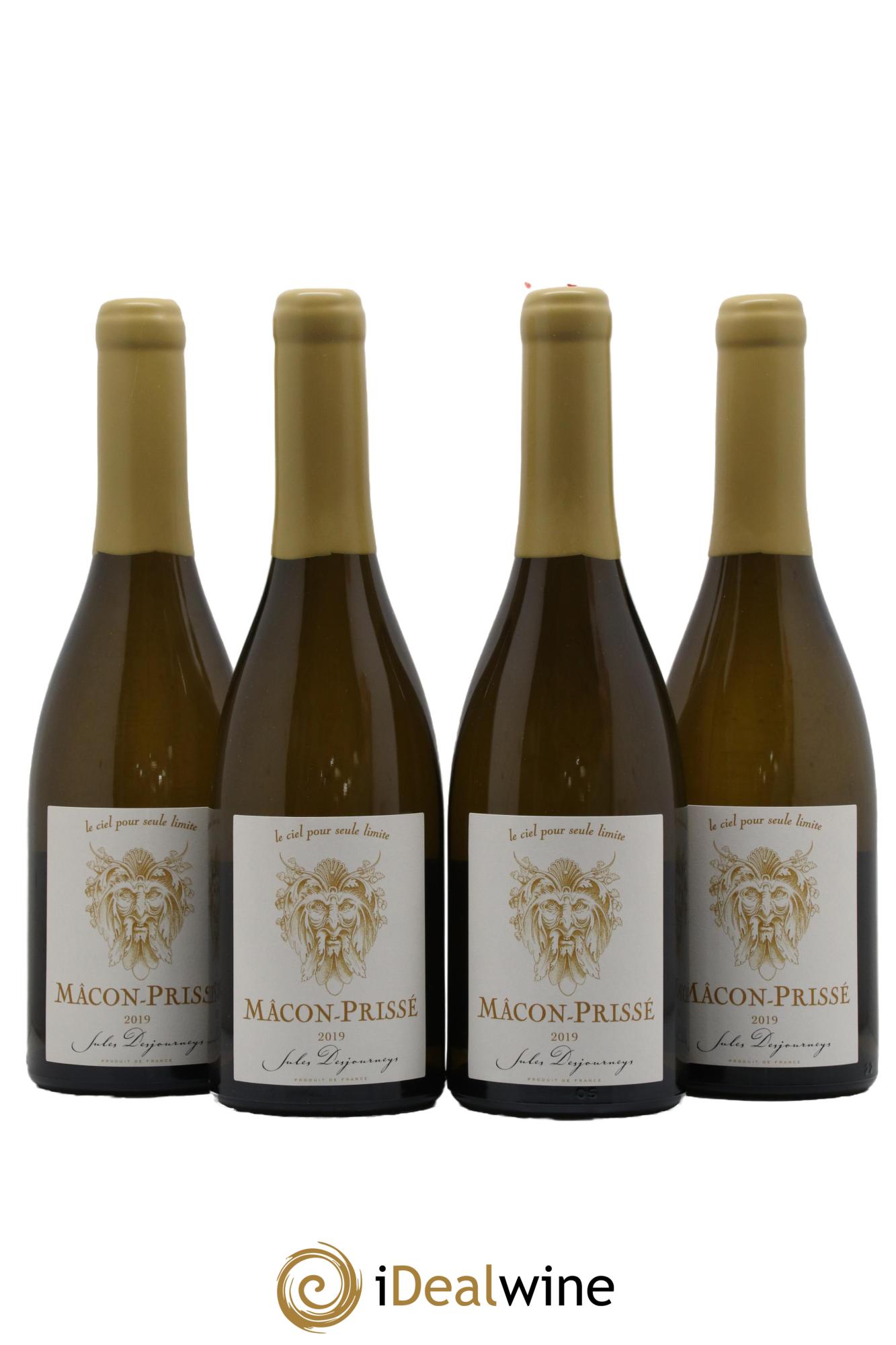 Mâcon Prissé En Chailloux J.Desjourneys 2019 - Lot de 4 bouteilles - 0
