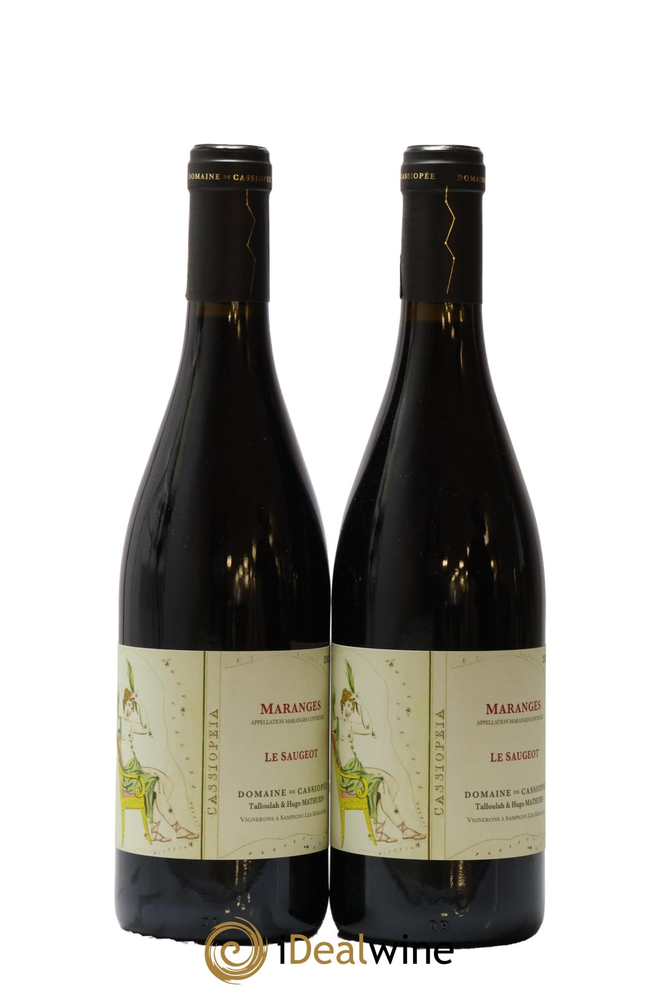 Maranges Le Saugeot Domaine de Cassiopée 2023 - Lot de 2 bouteilles - 0