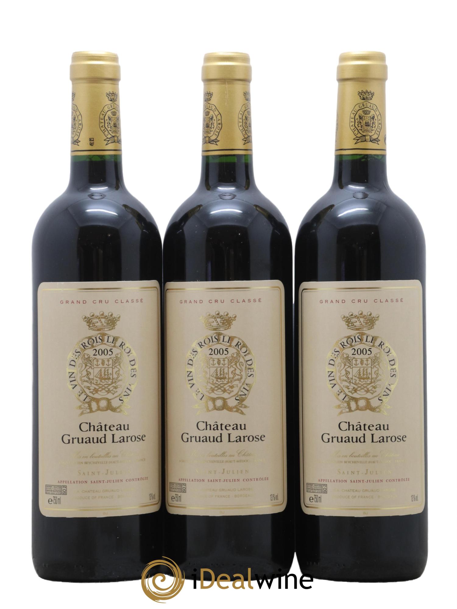 Château Gruaud Larose 2ème Grand Cru Classé 2005 - Lot de 12 bouteilles - 3