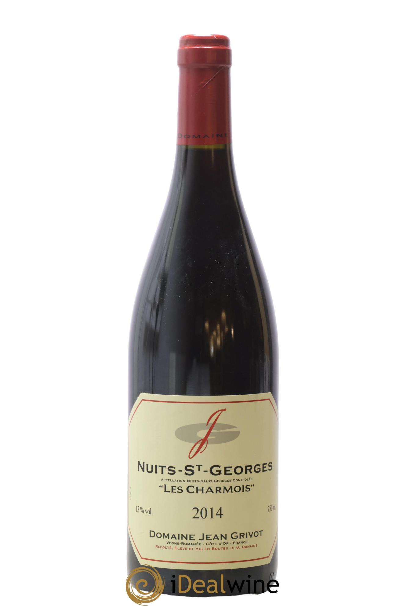 Nuits-Saint-Georges Les Charmois Jean Grivot 2014 - Lot de 1 bouteille - 0