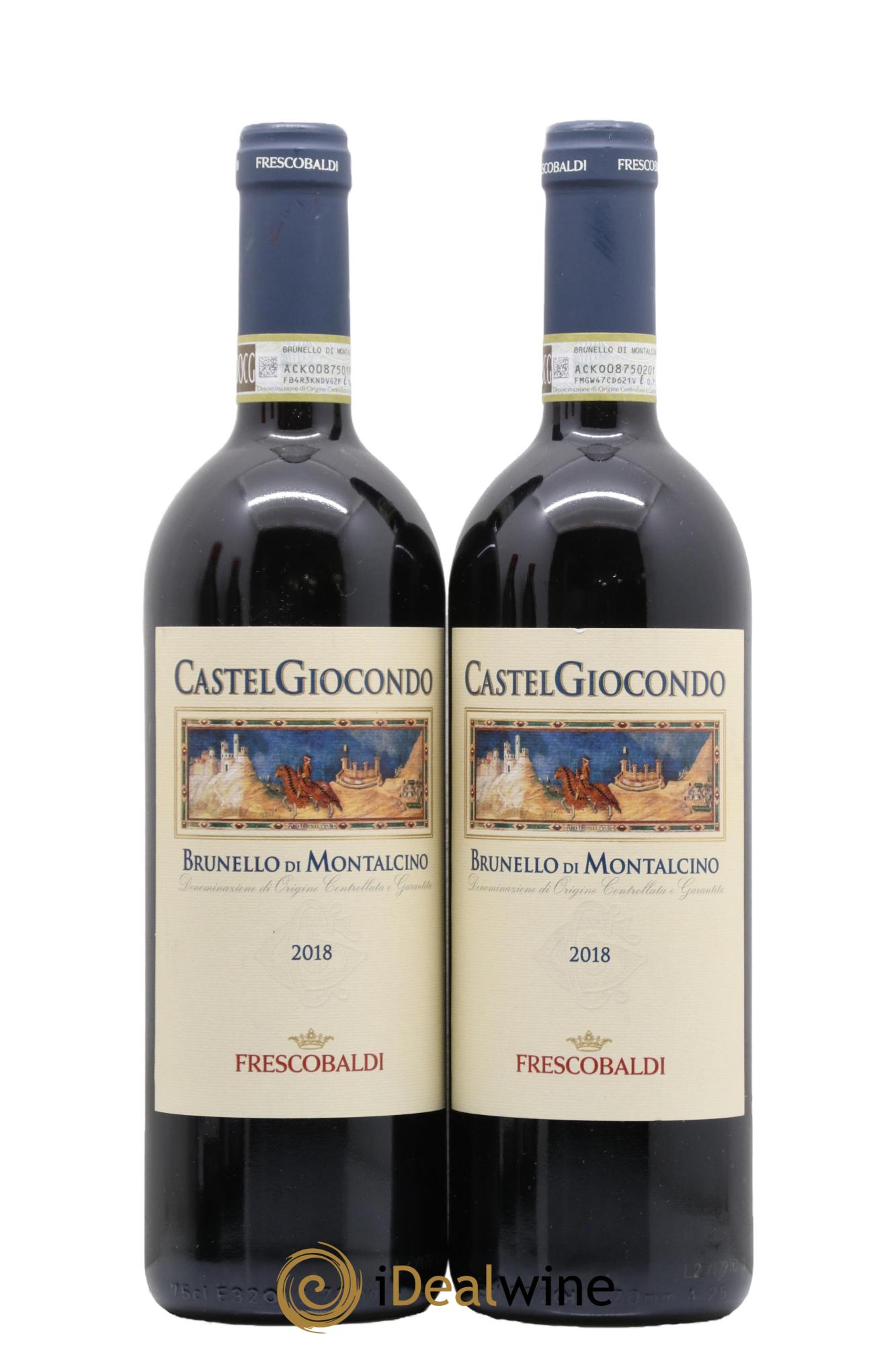 Brunello di Montalcino DOCG Castelgiocondo Frescobaldi 2018 - Lotto di 2 bottiglie - 0